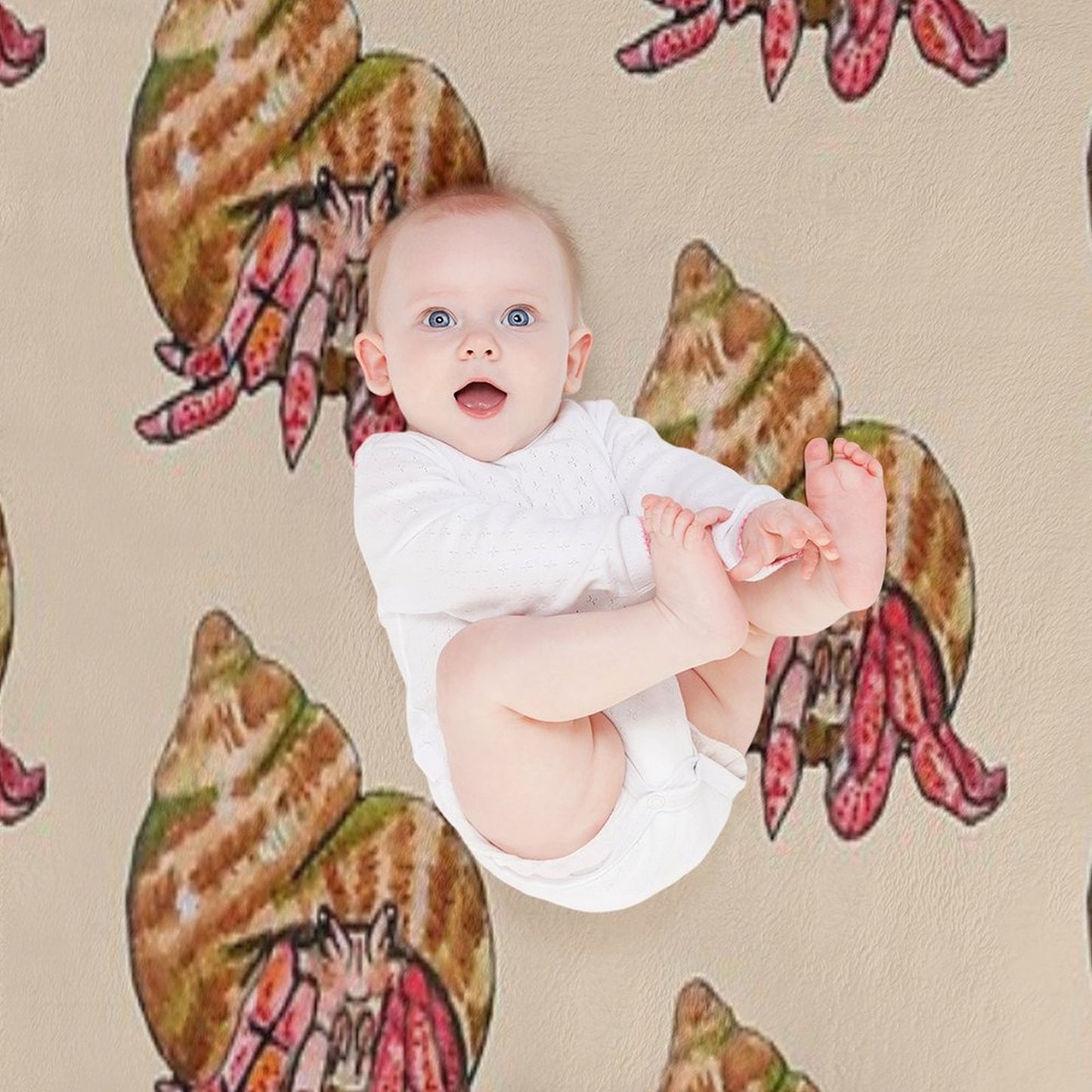 Hermit The Crab All-season Throw Blanket