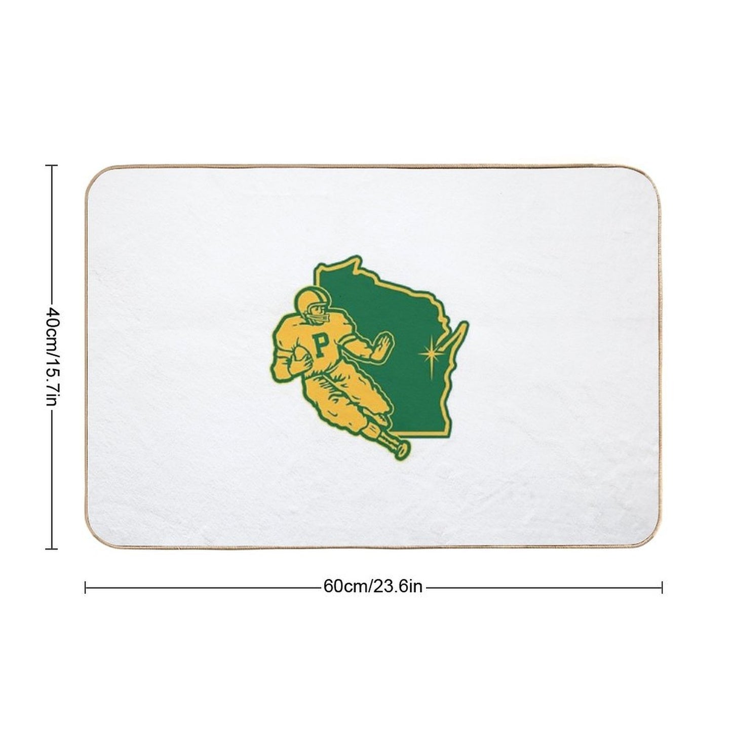 PACKER BACKER Easy To Clean Bath Mat