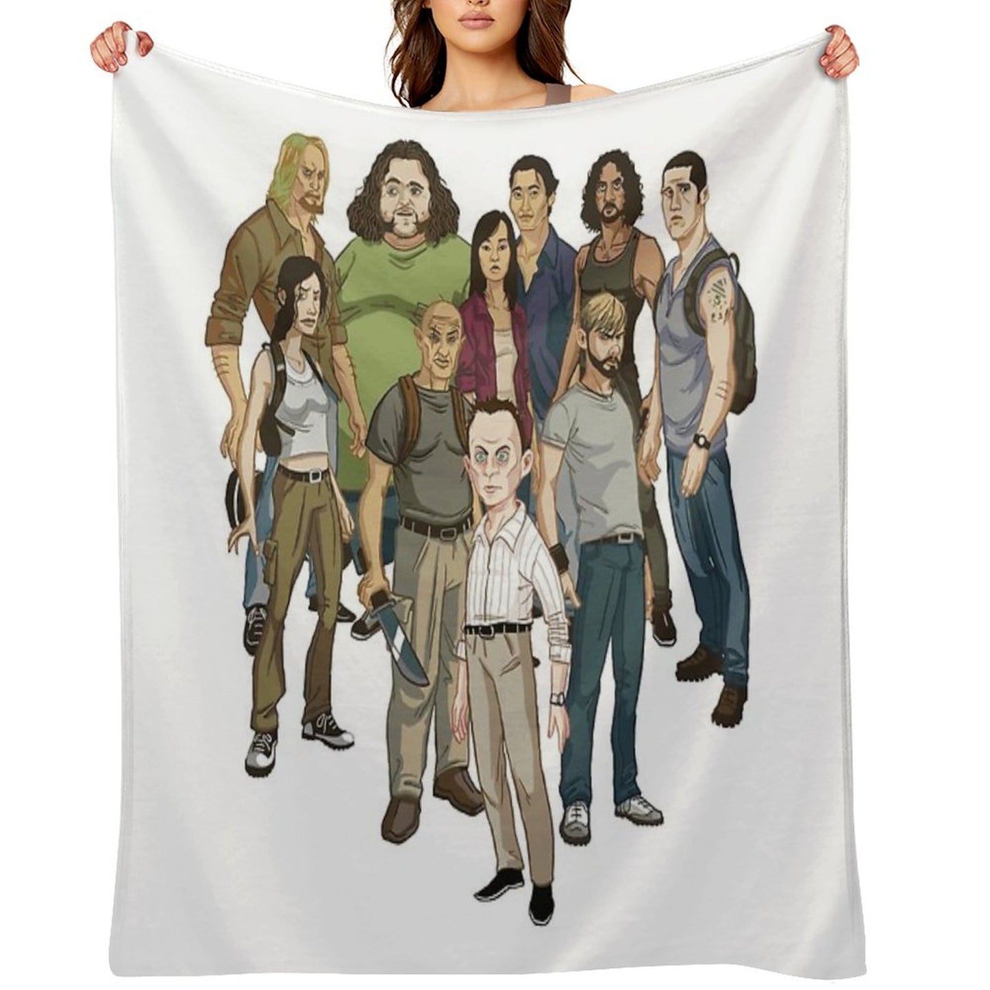 LOST Tv Serie Anti-pilling Throw Blanket