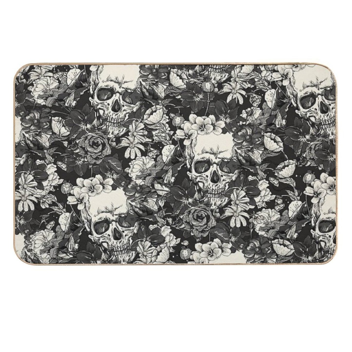 SKULLS Durable Bath Mat