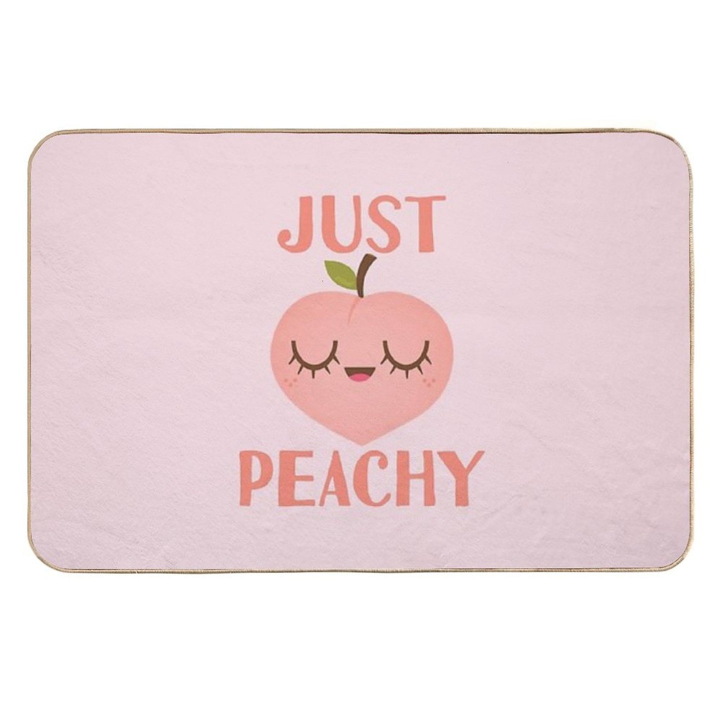 Just Peachy Easy Maintenance Bath Mat