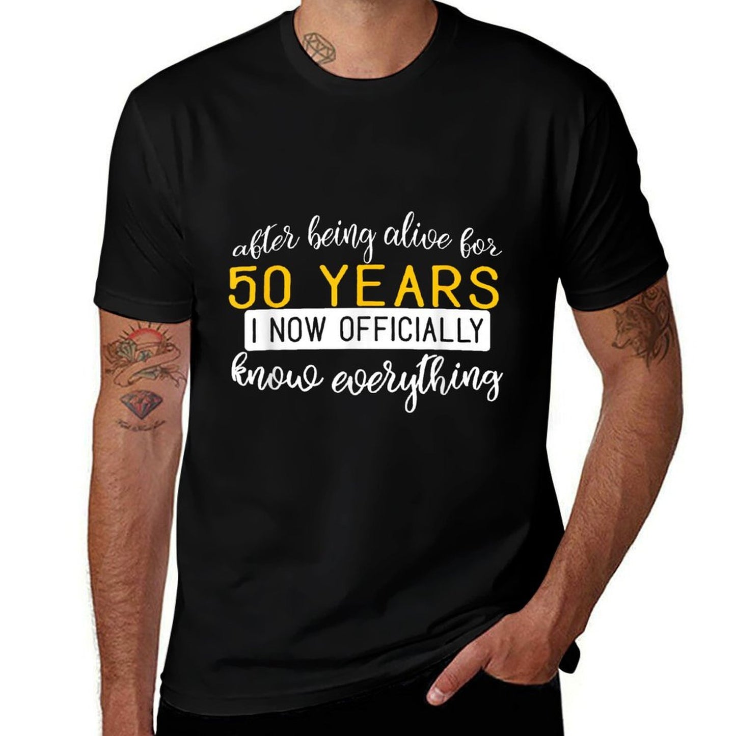 50th Birthday - 50 Years Old Birthday Gift! Cotton T-Shirt