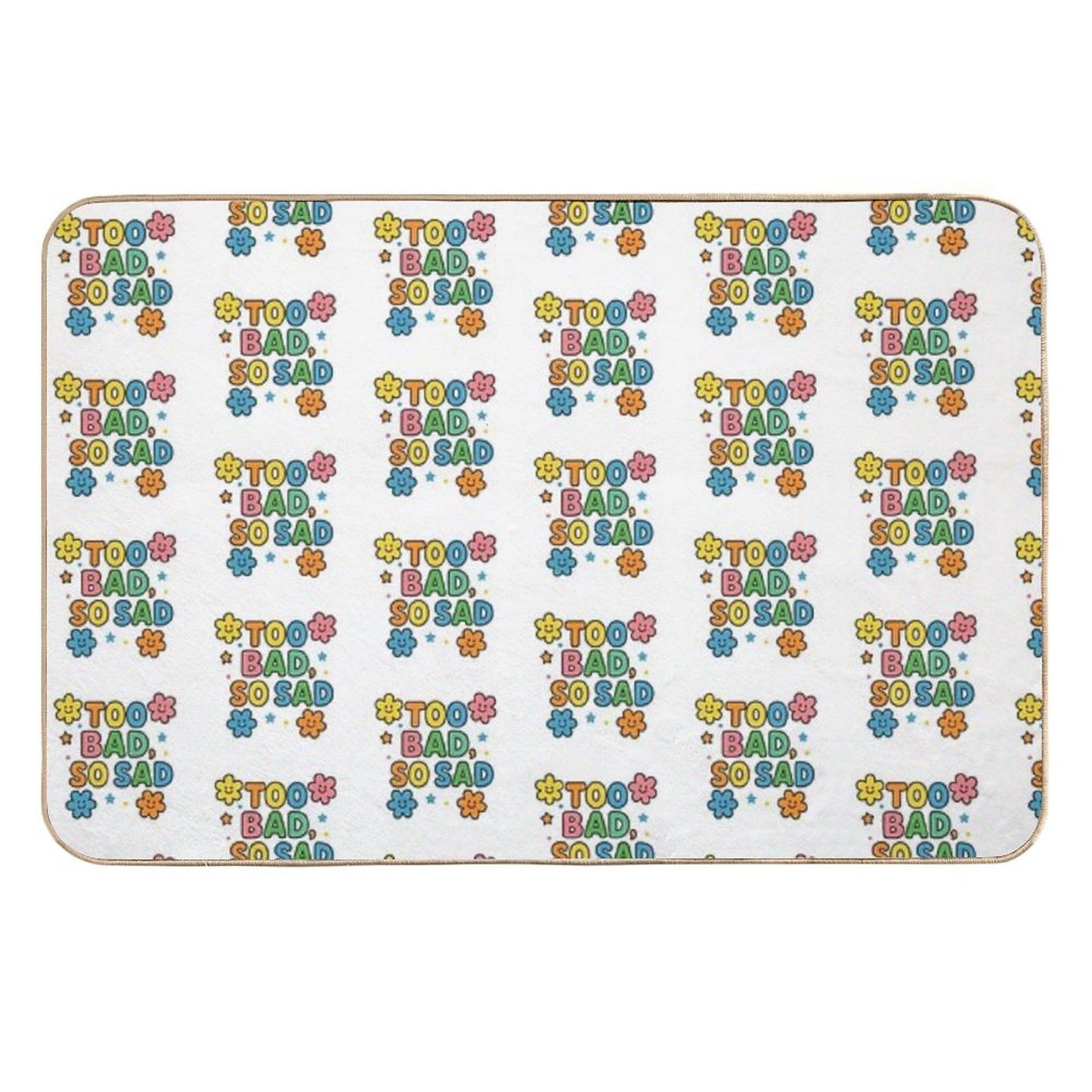 Too Bad, So Sad Absorbent Bath Mat