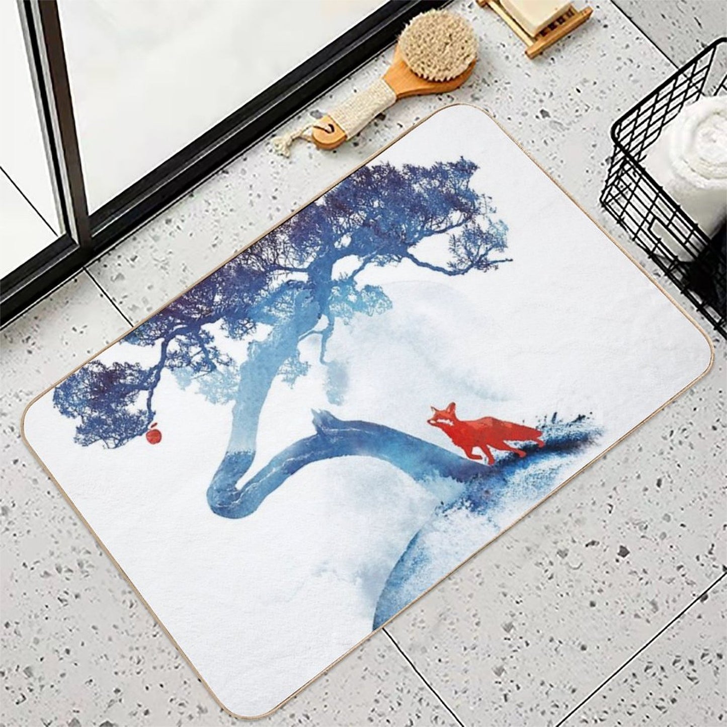 The Last Apple Tree Easy Maintenance Bath Mat