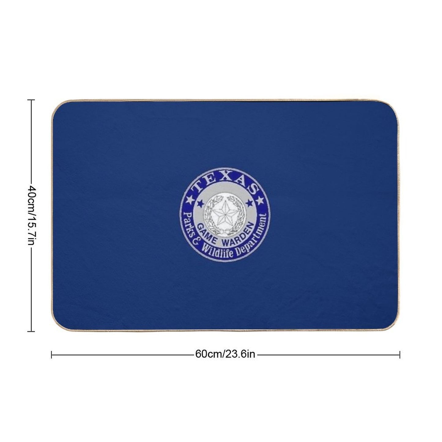 Texas Game Warden High-Traffic Bath Mat