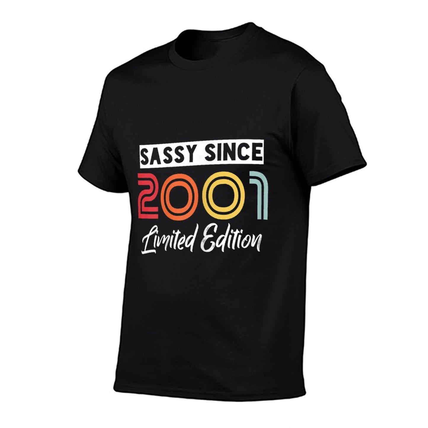 Womens Sassy Since 2001 Limited Edition Womens 21st Birthday Polyester Blend T-Shirt