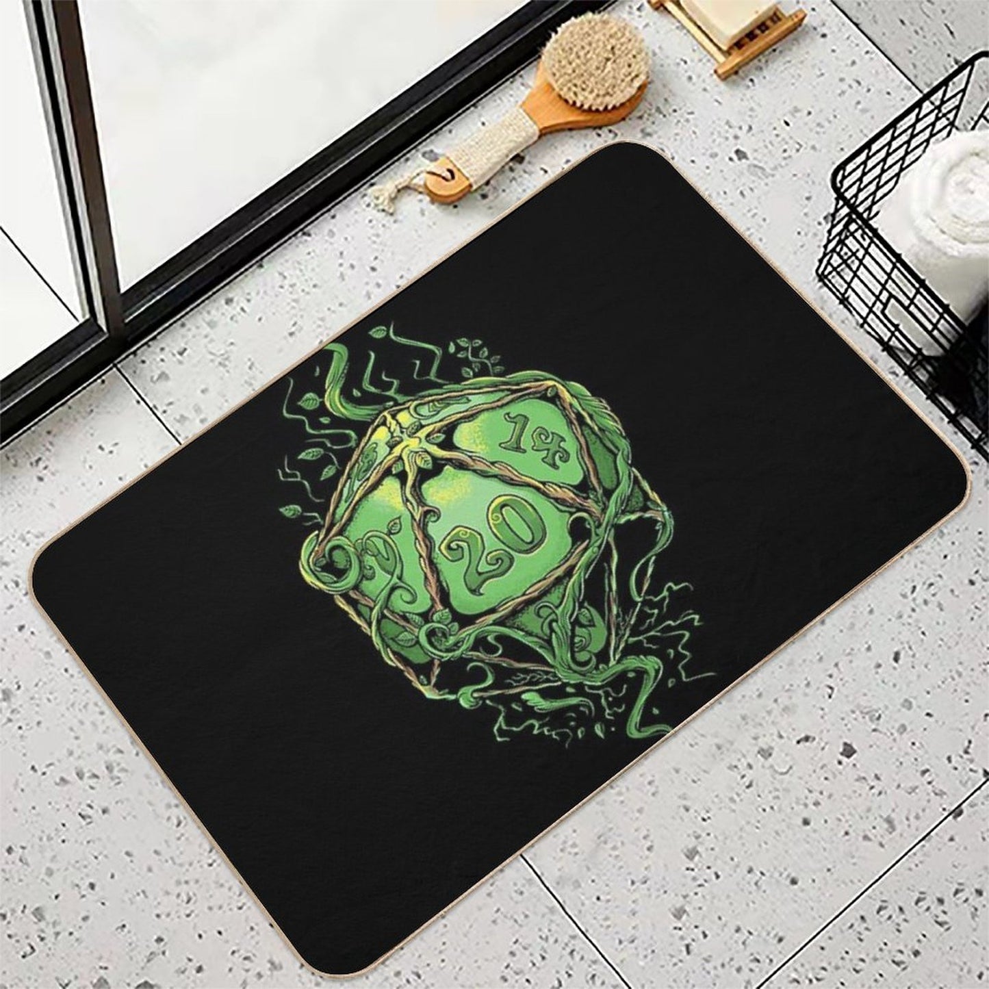 D20 of Growth Eco-Friendly Bath Mat