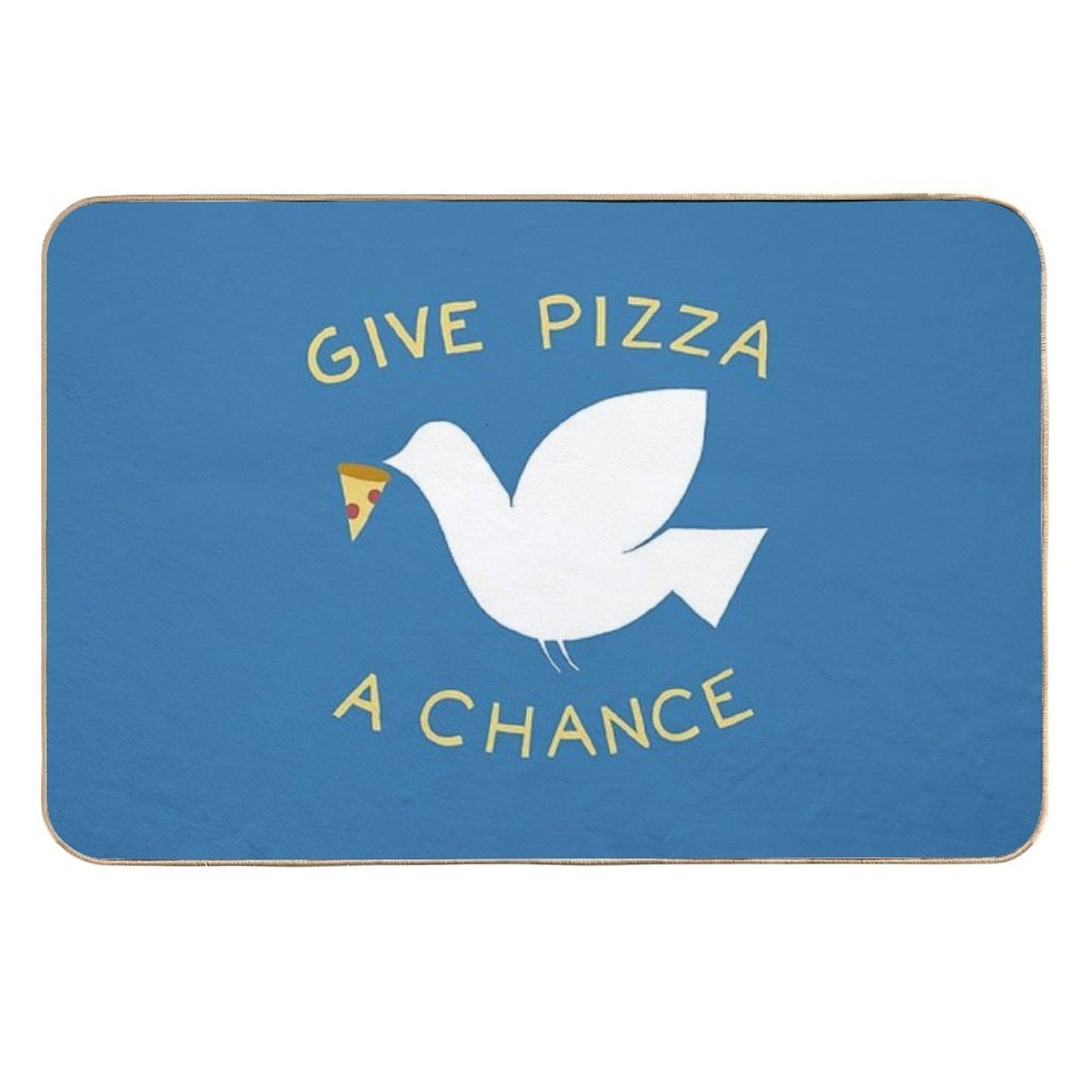 War & Pizza High-Traffic Bath Mat