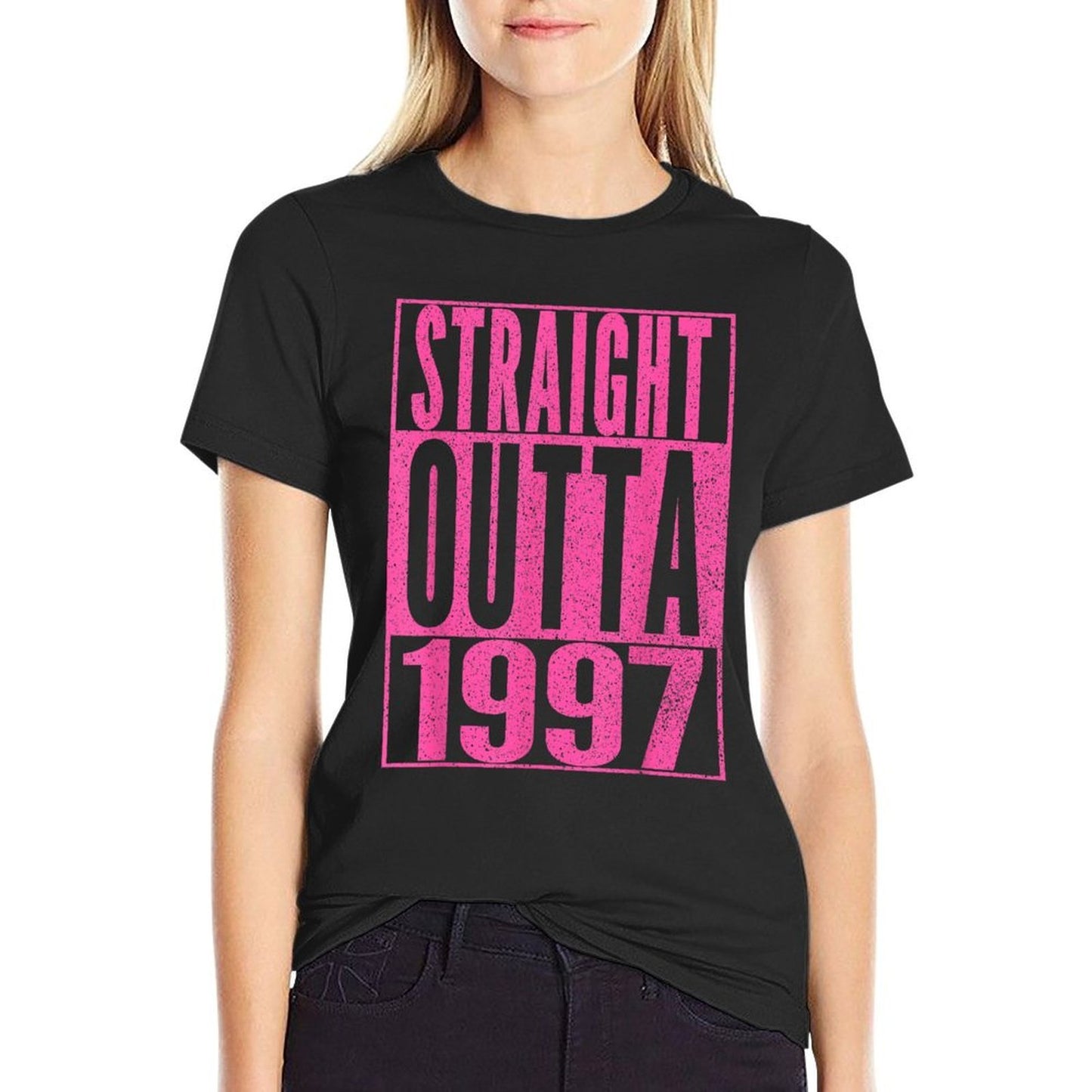 STRAIGHT OUTTA 1997 21 Years Old 21St Birthday Gift Relaxed-fit T-Shirt