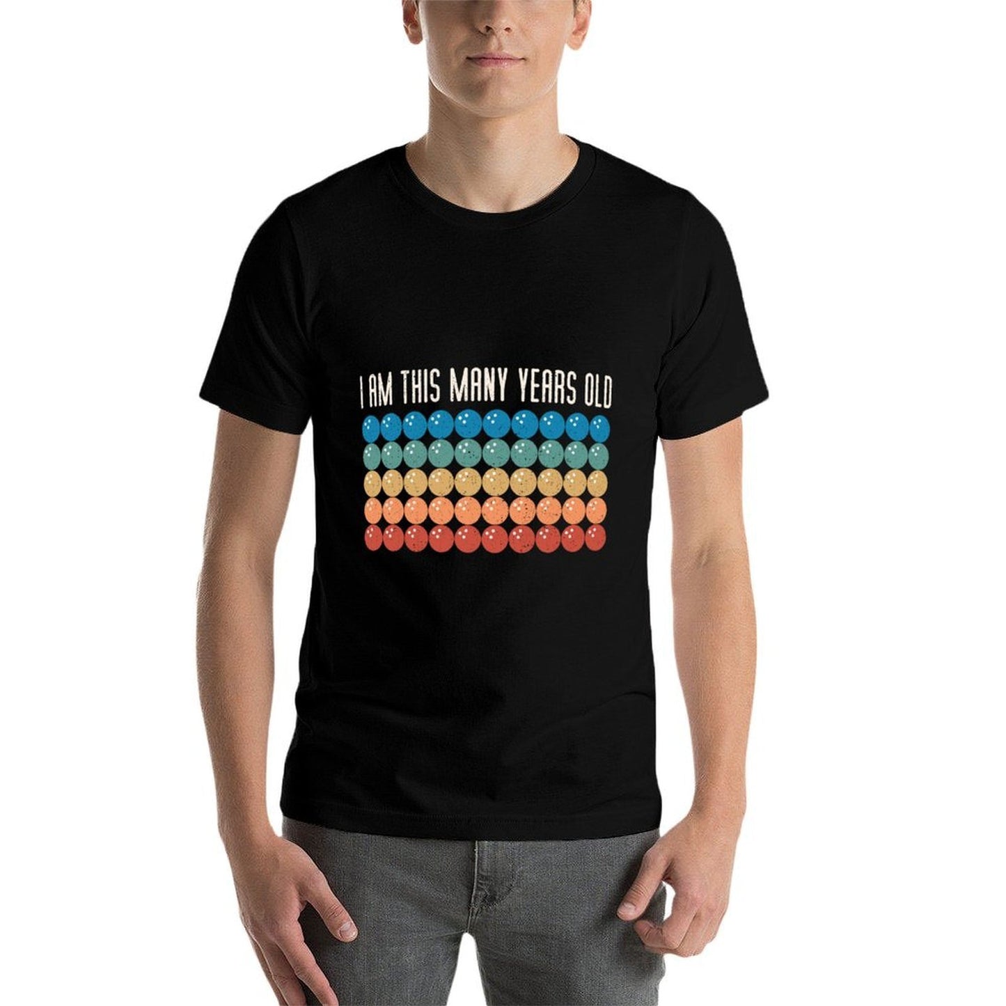 50th Birthday Gift Vintage Football Eco-friendly Material T-Shirt