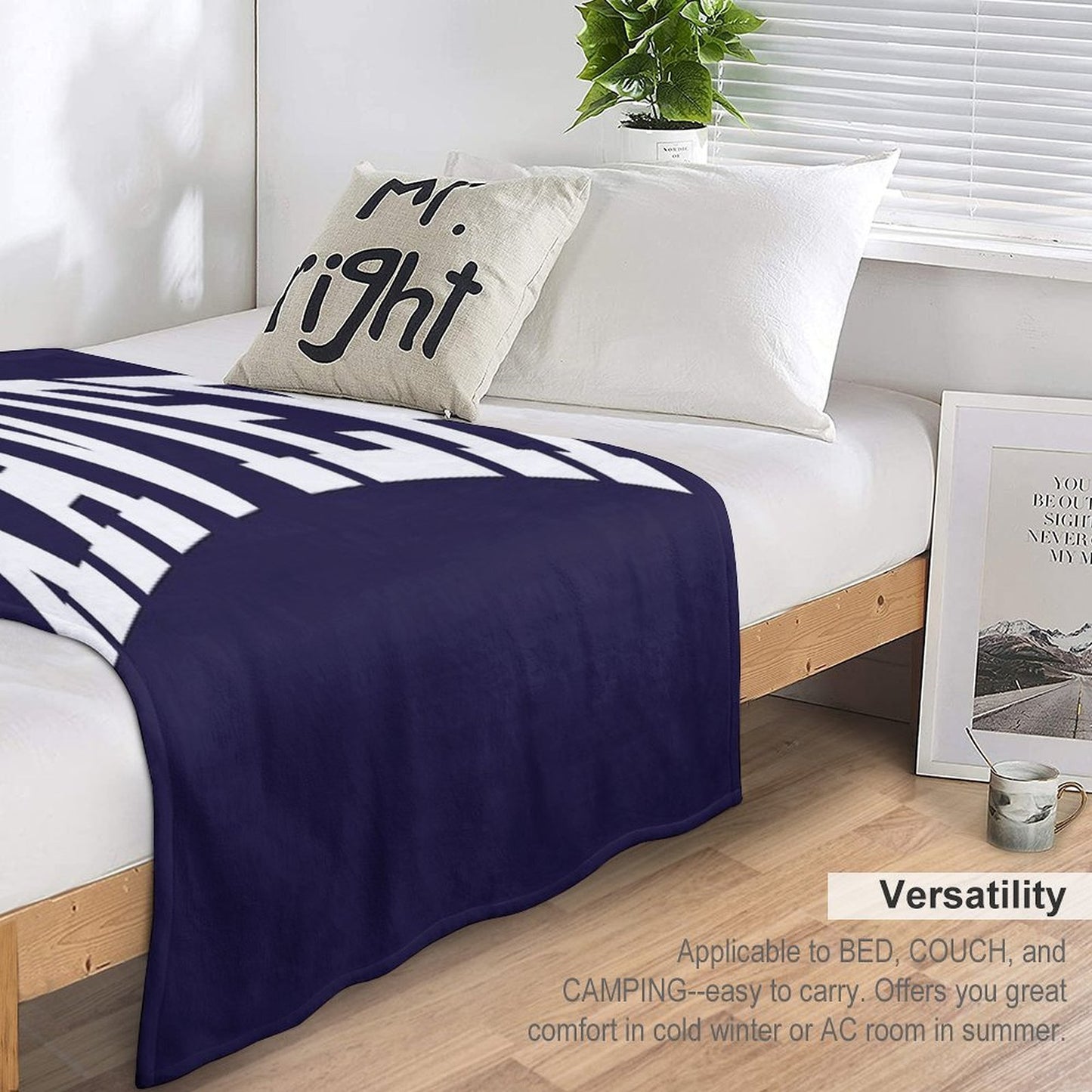 Xavier - College Font Curved Premium Throw Blanket