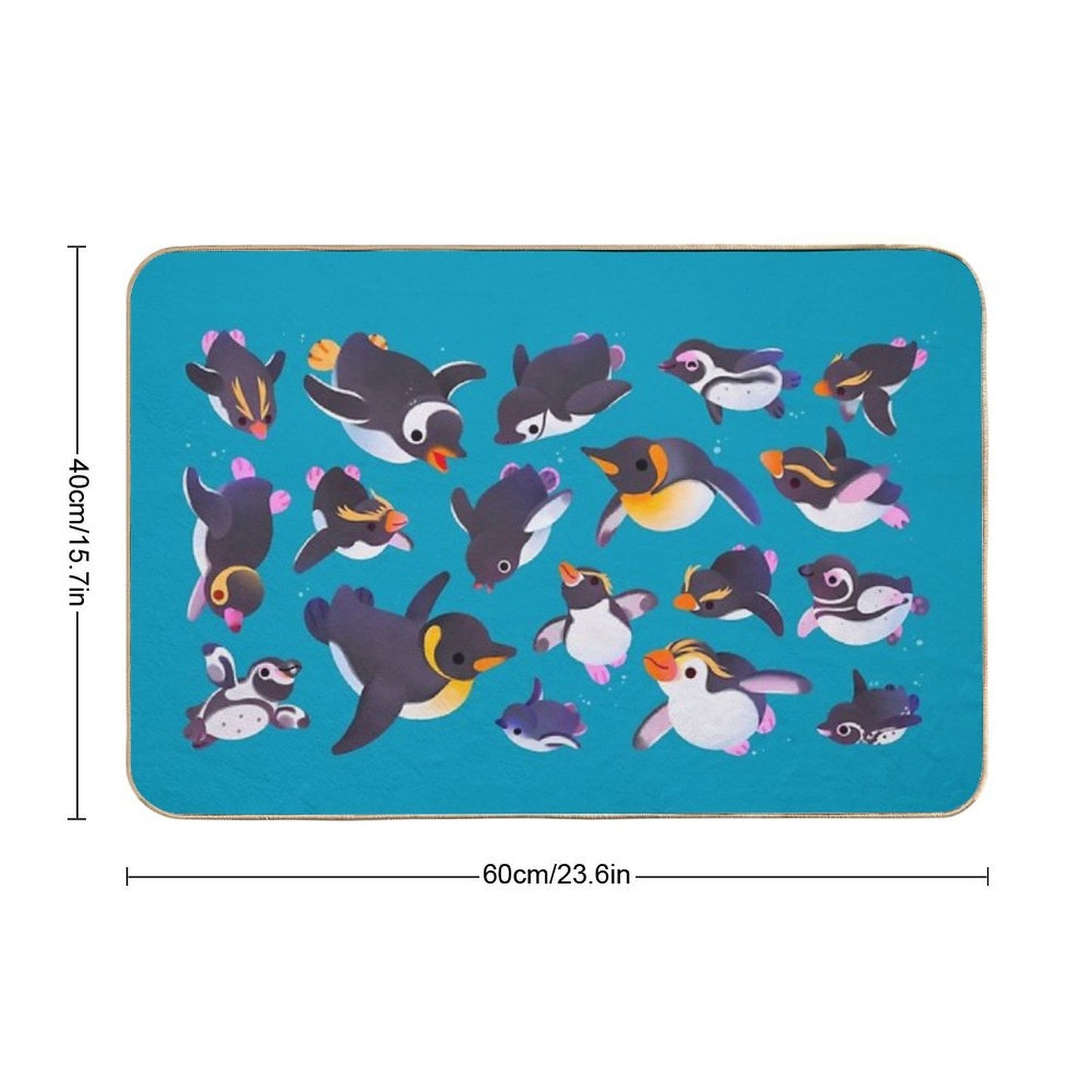 Penguin Day Long-Lasting Bath Mat