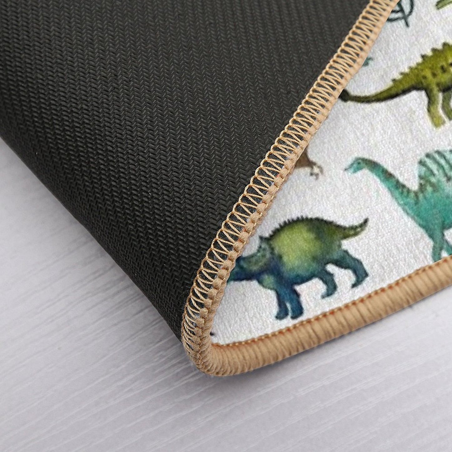 Dino-Mite Dreams for Kids Trendy Dinosaur Pattern Unique Gift Idea. Anti-Trip Bath Mat