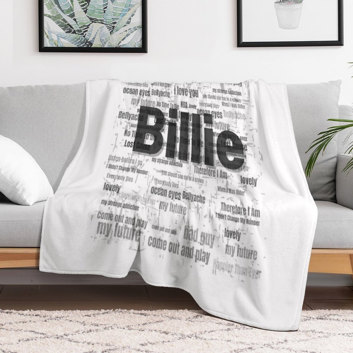 Billie's Song Title Eco-conscious Throw Blanket