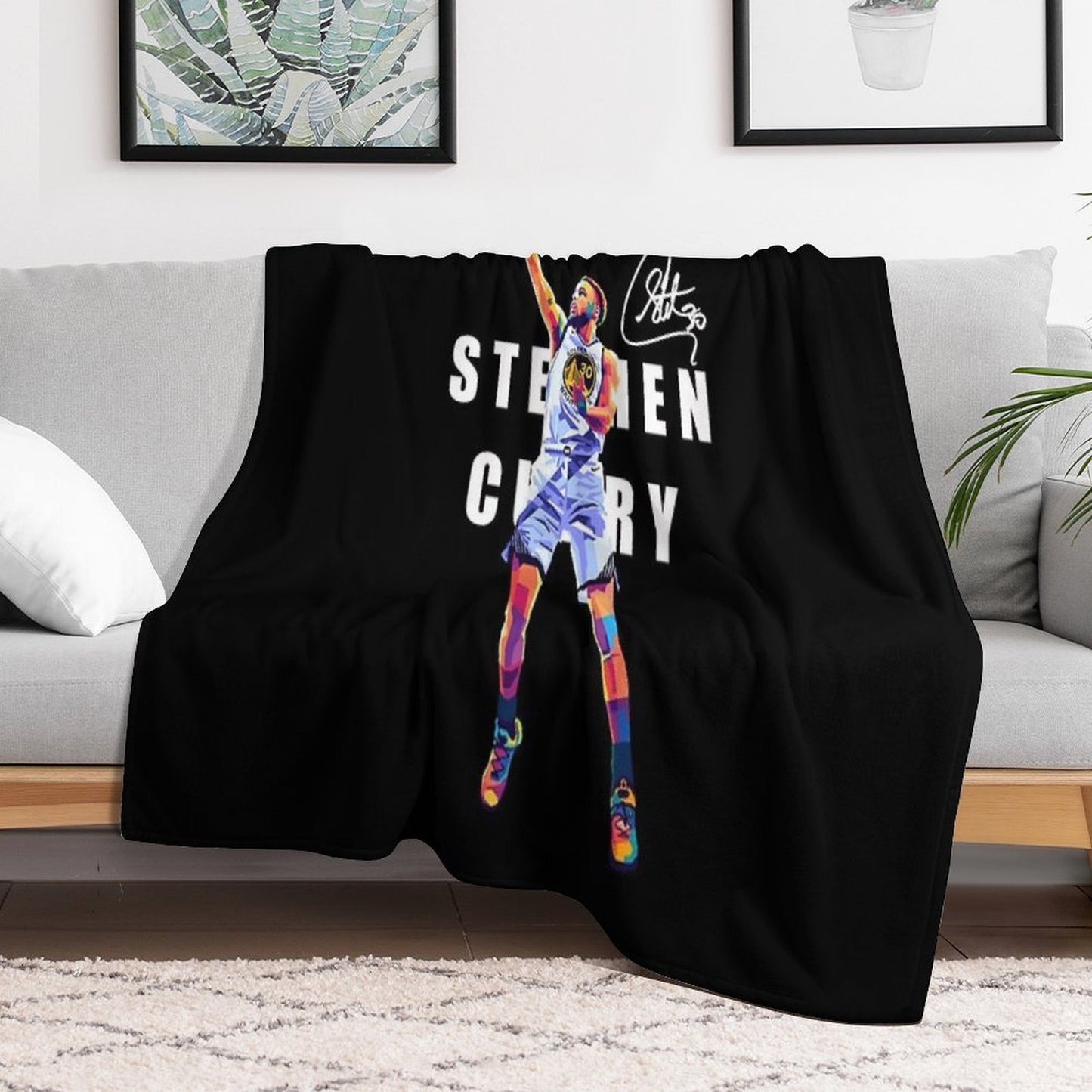 Stephen Curry Wpap Pop Art Multi-functional Throw Blanket