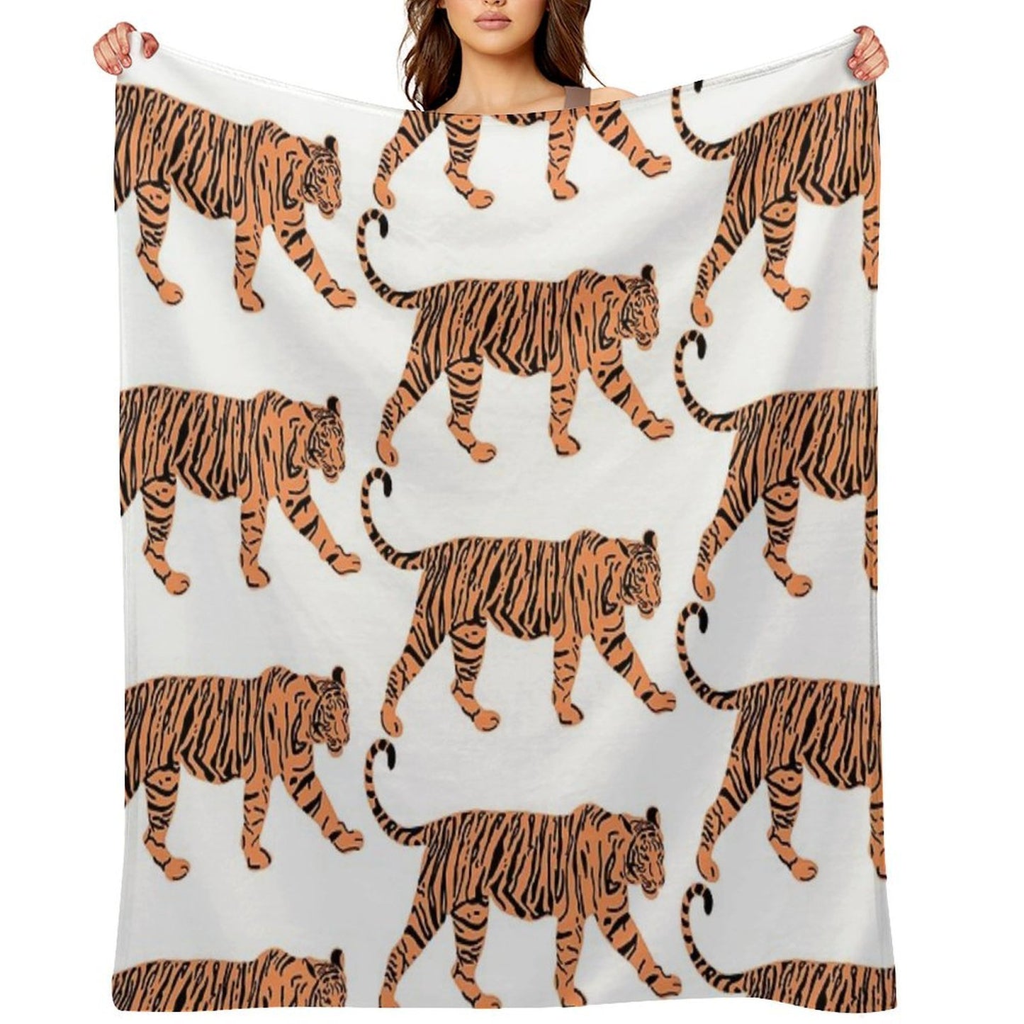 Tiger Travel-friendly Throw Blanket