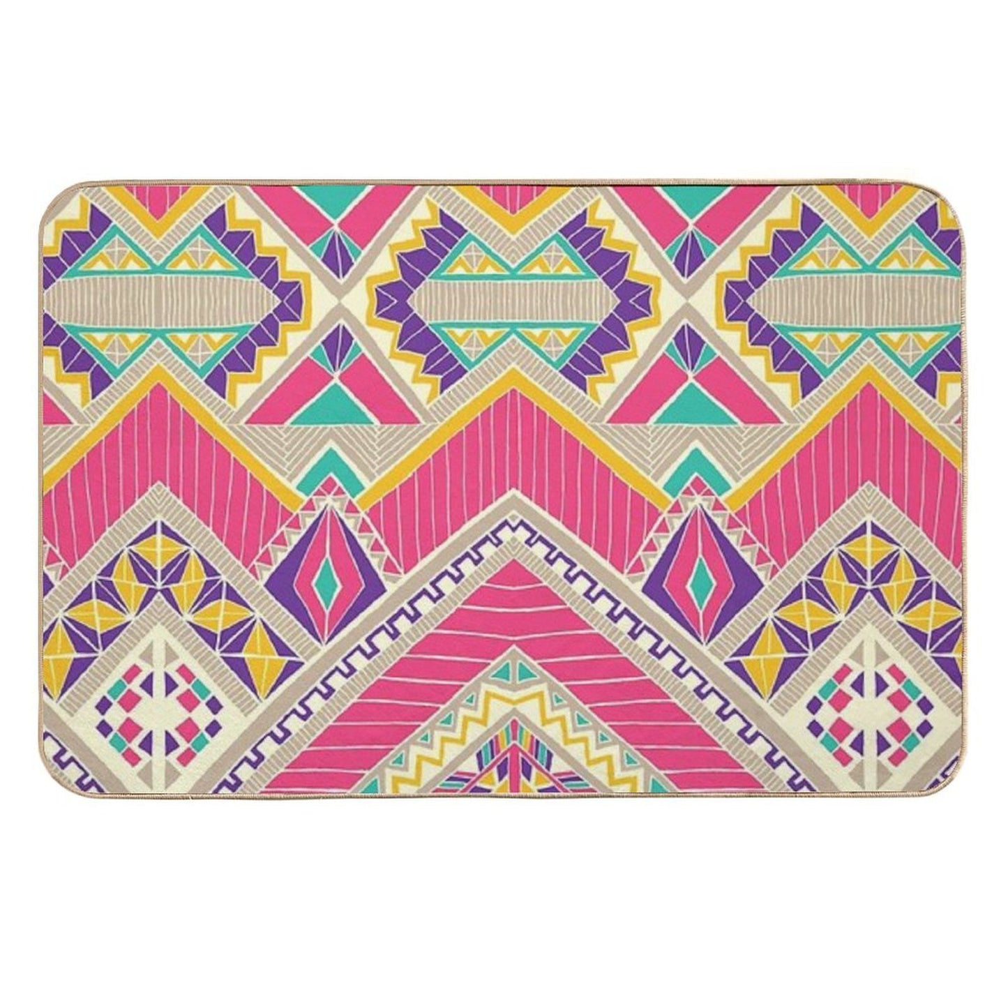 Diamond in The Rough Durable Bath Mat