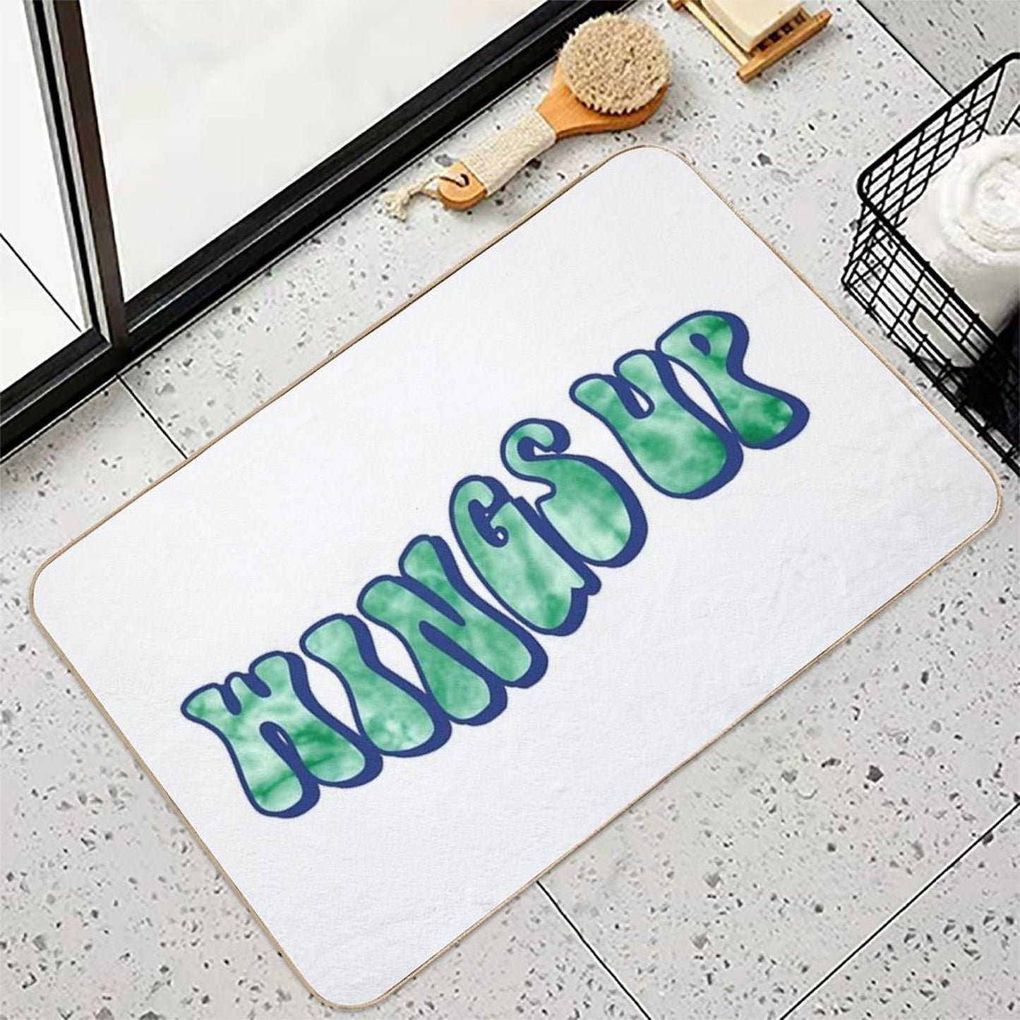 Fgcu Wings Up Durable Bath Mat