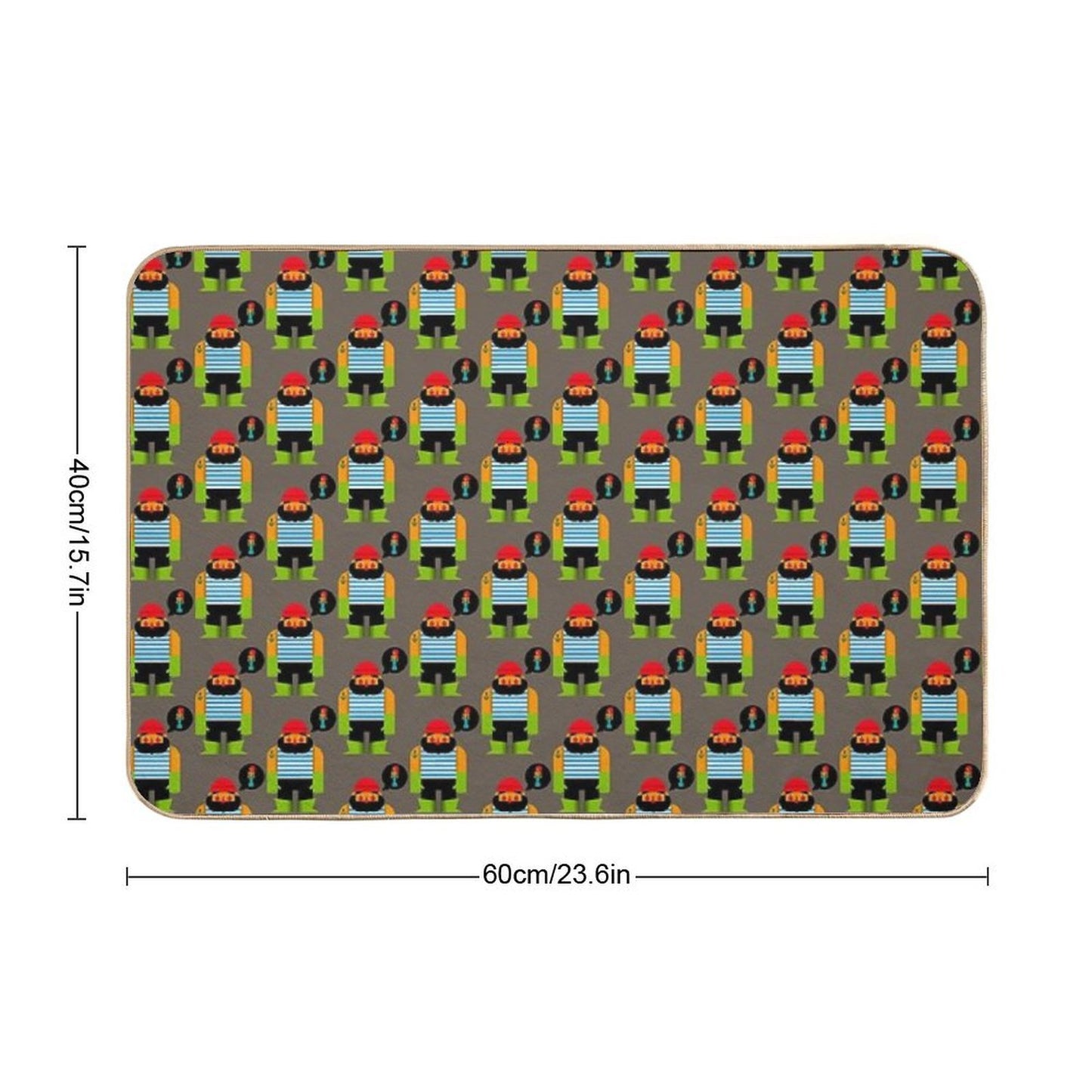 Fisherman Easy Maintenance Bath Mat