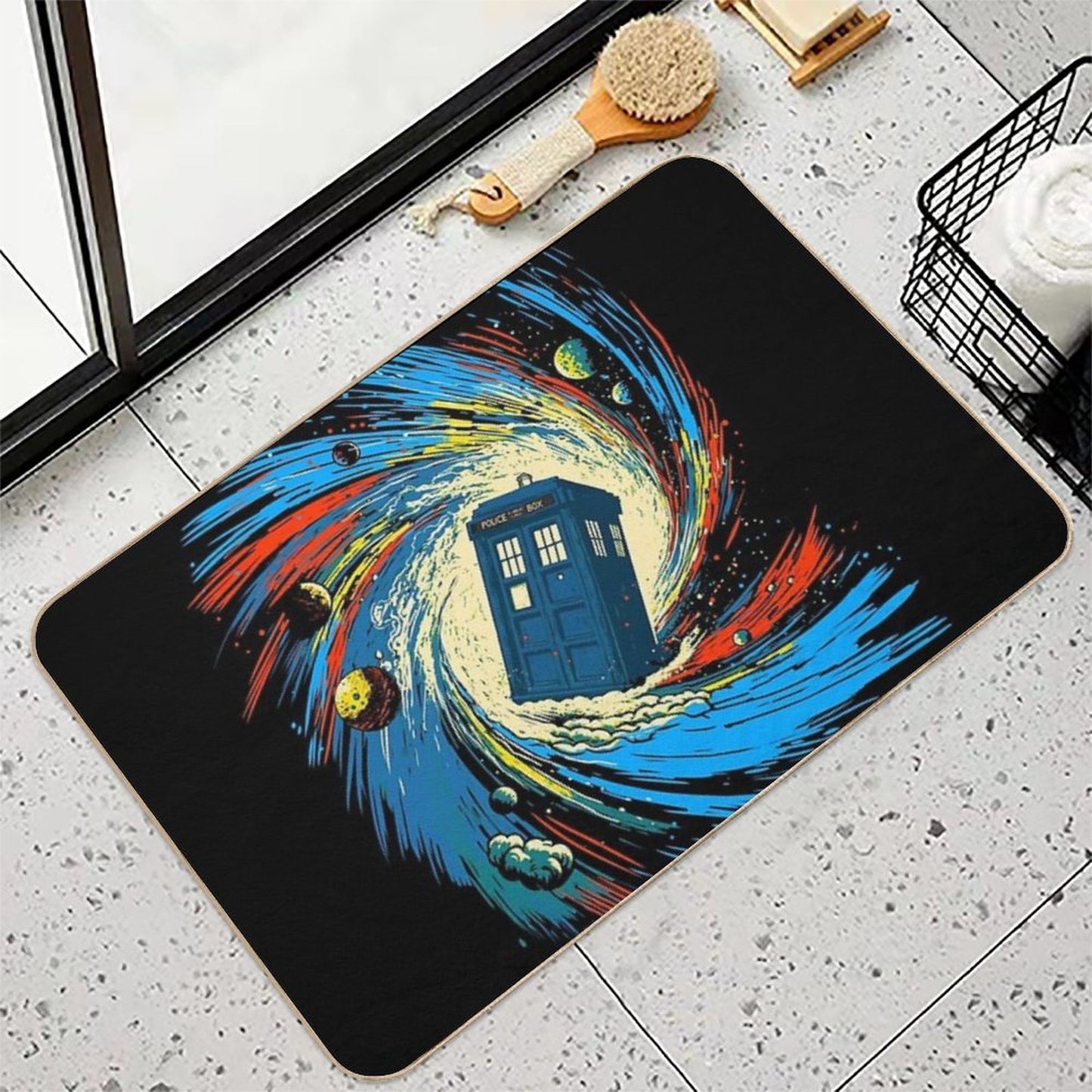 Space And Time Vortex Multi-Purpose Bath Mat