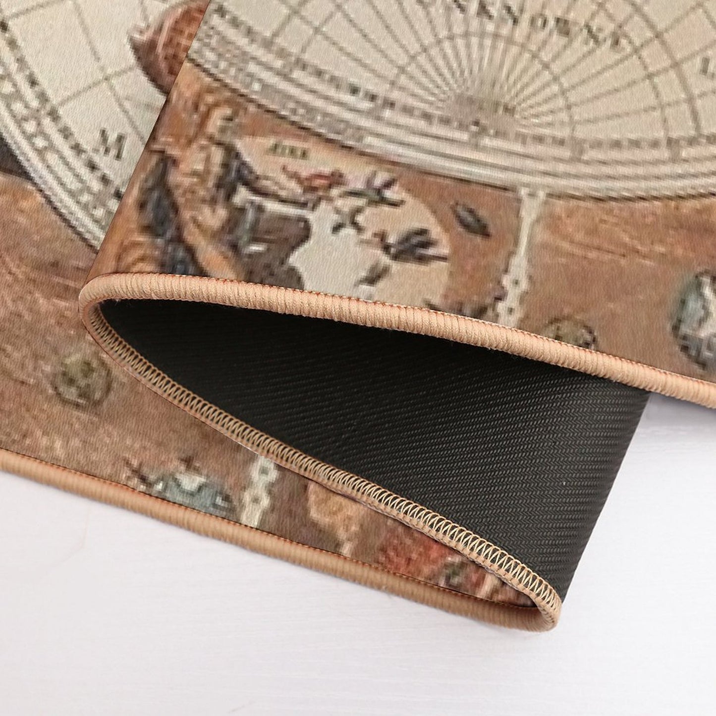Vintage World Map Eco-Friendly Bath Mat