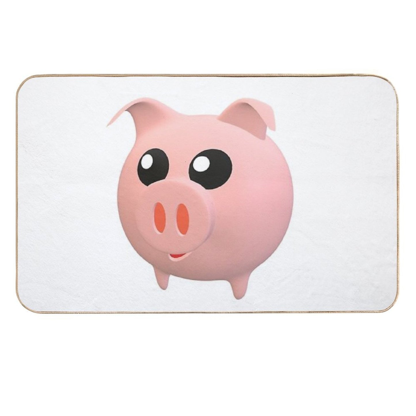 Pink Piglet Anti-Trip Bath Mat