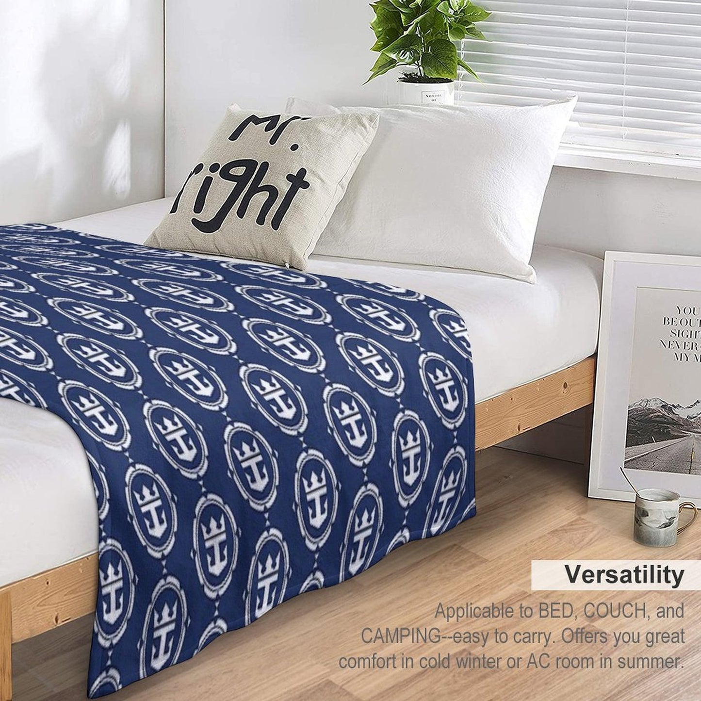 Royal Caribbean Plush Throw Blanket