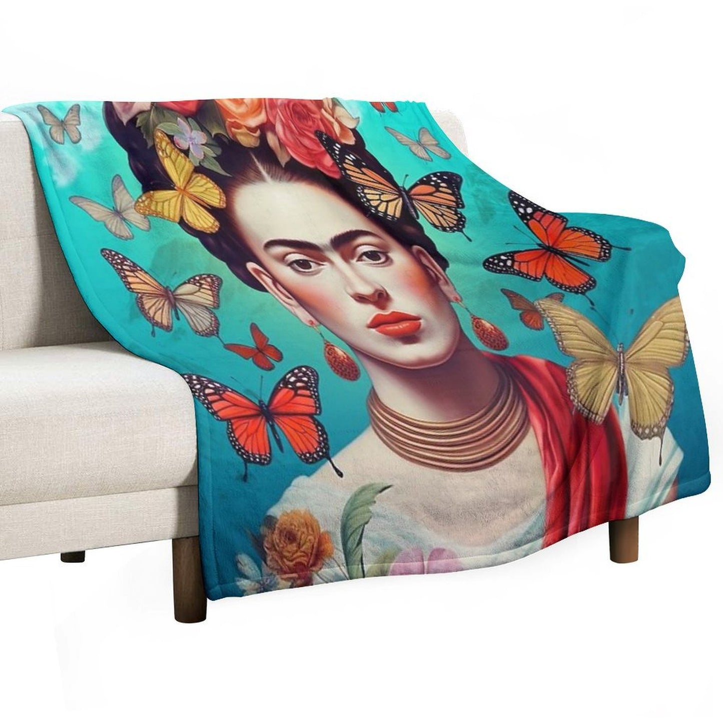 Frida Kahlo 4 Versatility Throw Blanket
