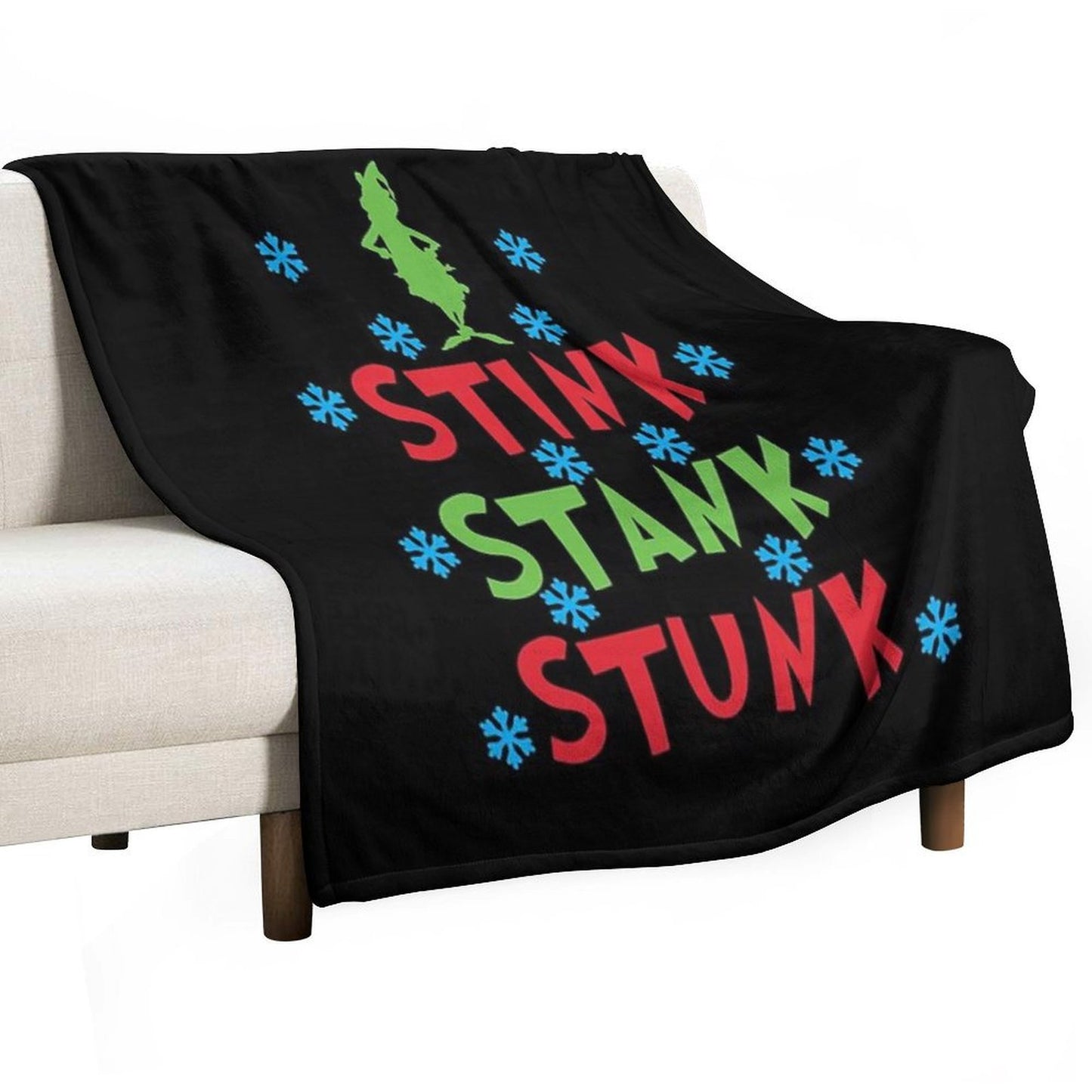 Stink Stank Stunk Plush Throw Blanket