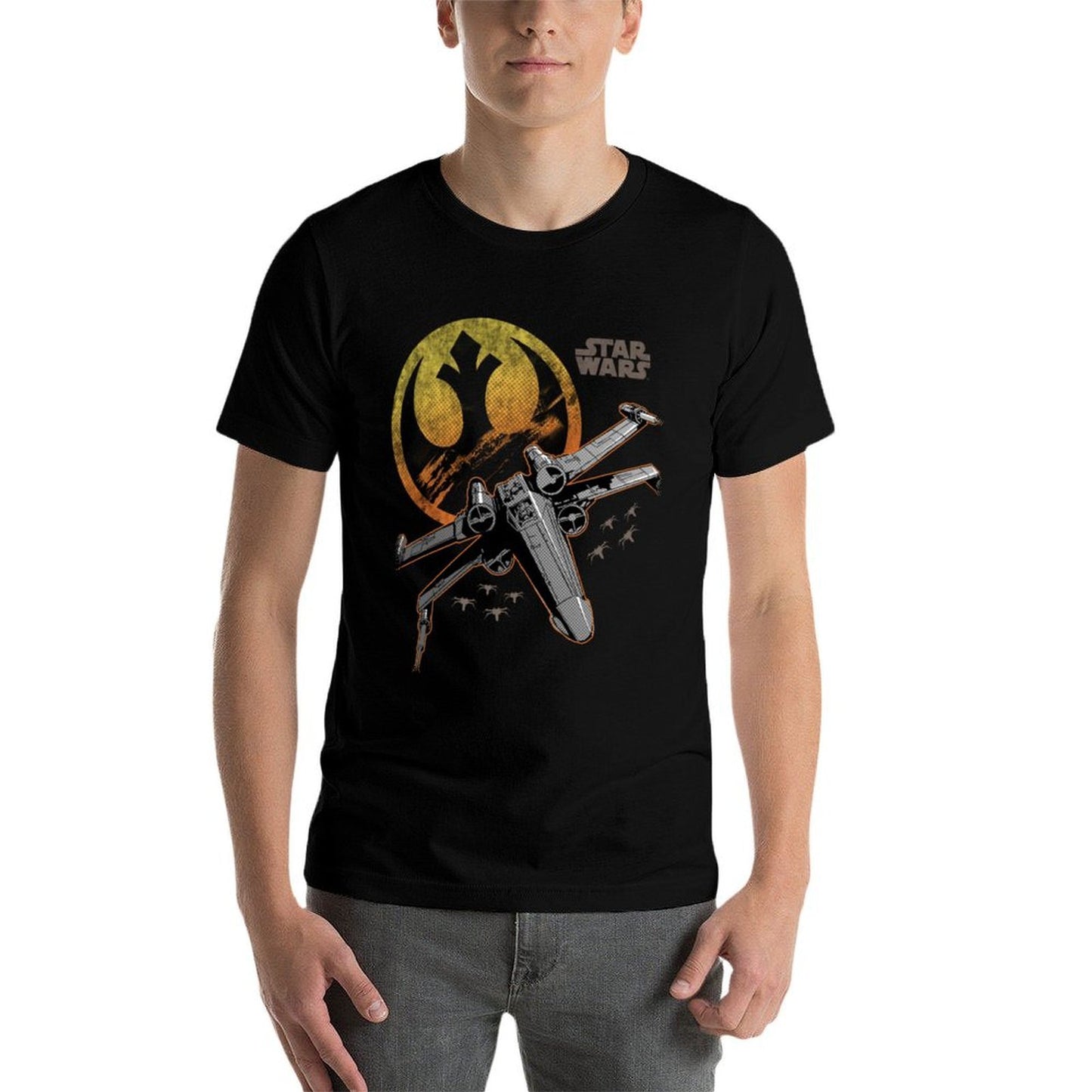 Star Wars Classic Rebel Alliance Vintage X-Wing Fighter Graphic-printed T-Shirt