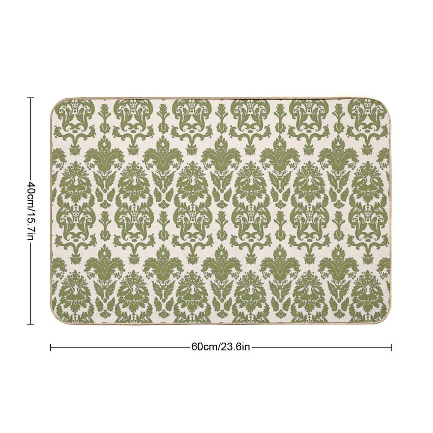 The Sound of Music The Von Trapp Curtain Drapes Pattern Design Repositionable Bath Mat
