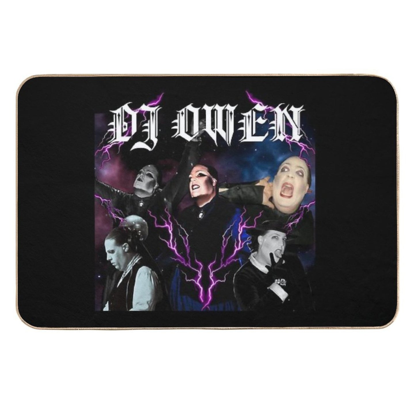 DJ OWEN Bay Area DJ in Merch Form! Non-Slip Bath Mat