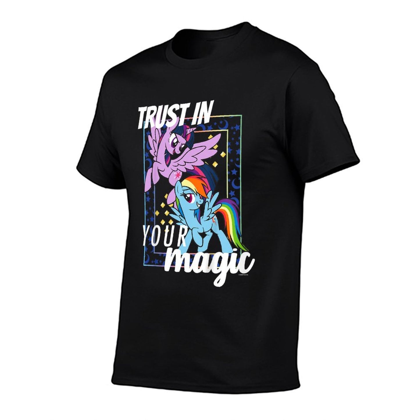 Kids My Little Pony Friendship Is Magic Twilight & Rainbow Sassy  High-quality Stitching T-Shirt