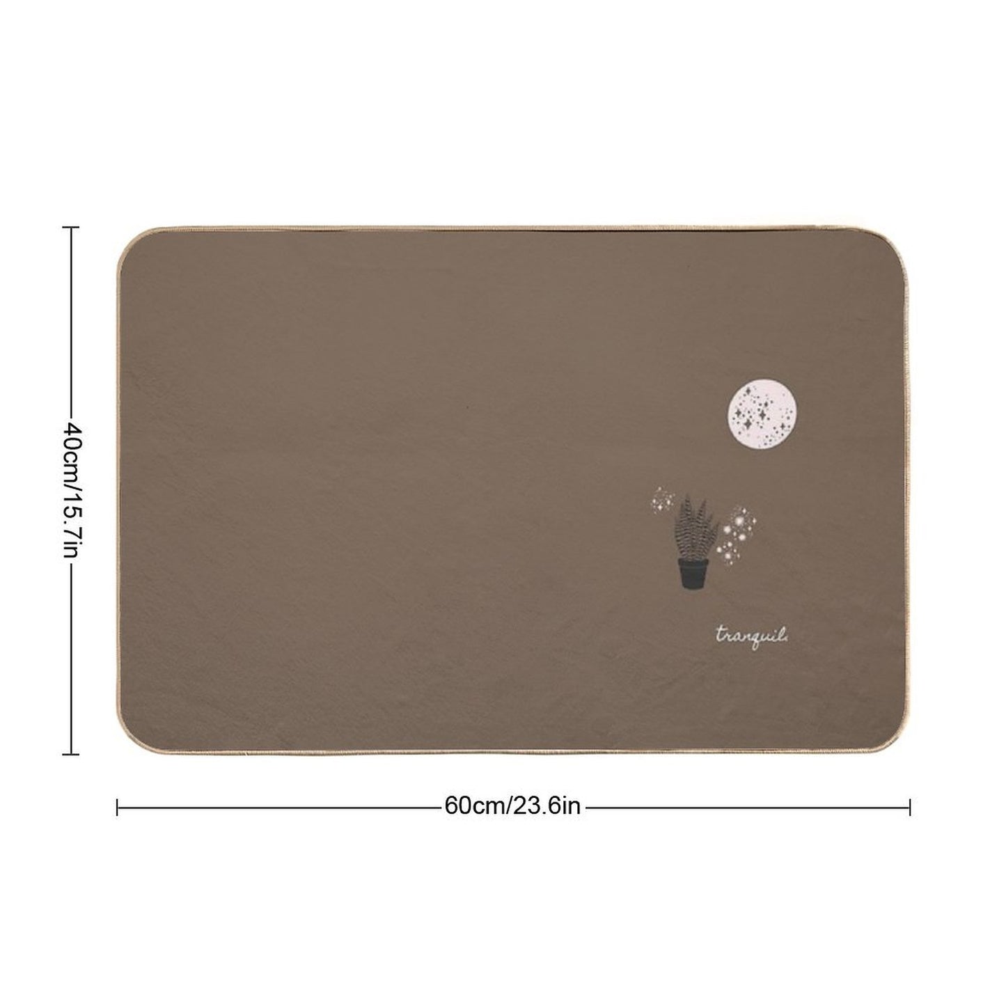 Tranquil. Easy Maintenance Bath Mat