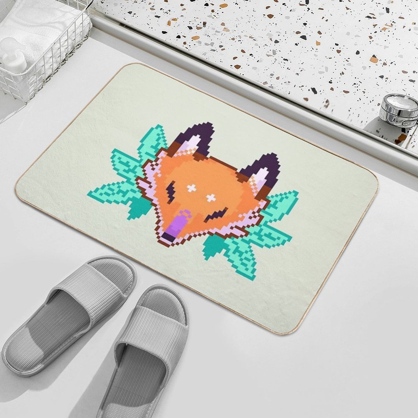 Pixel Fox Versatile Bath Mat