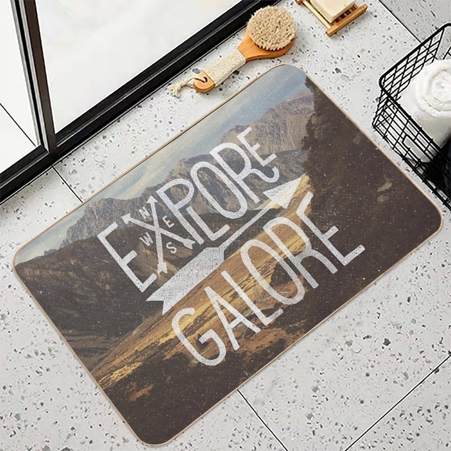 Explore Galore Dirt-Trapping Bath Mat