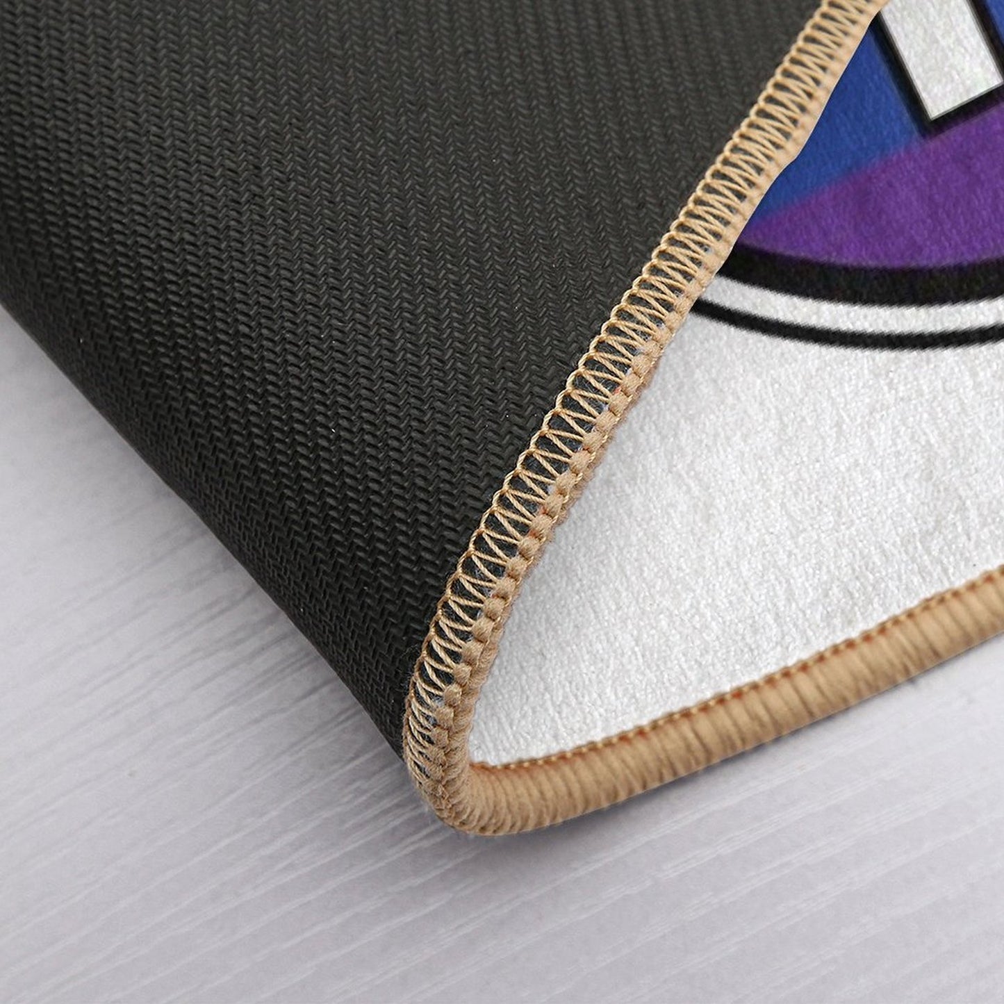 Female Symbols Rainbow Pet-Safe Bath Mat