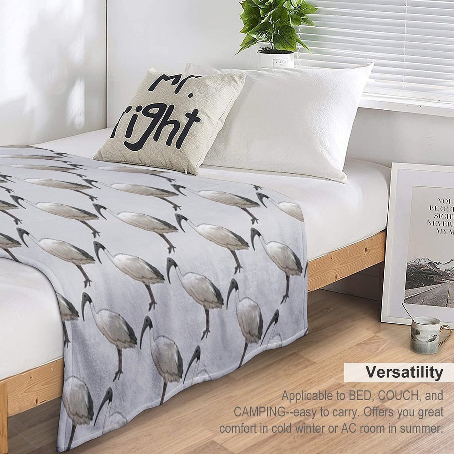 Bin Chicken Compact Throw Blanket