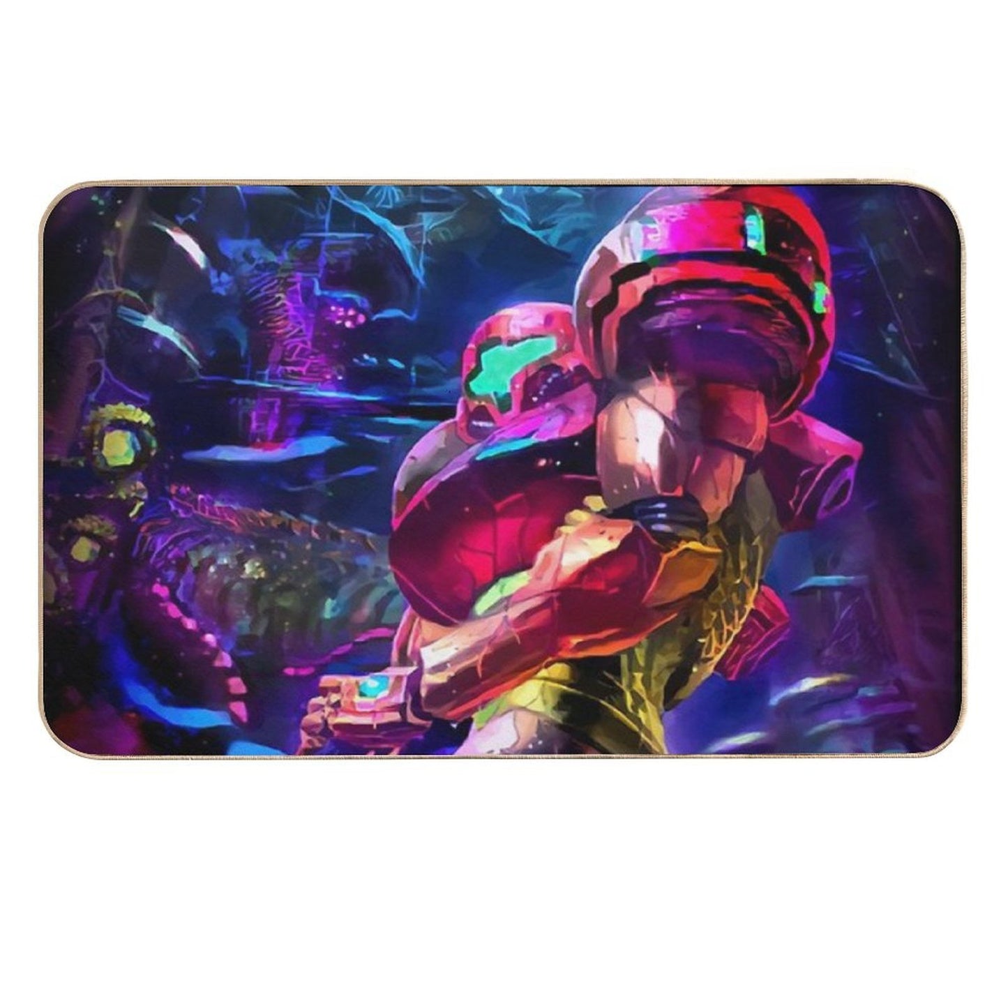 Samus Aran Metroid Long-Lasting Bath Mat