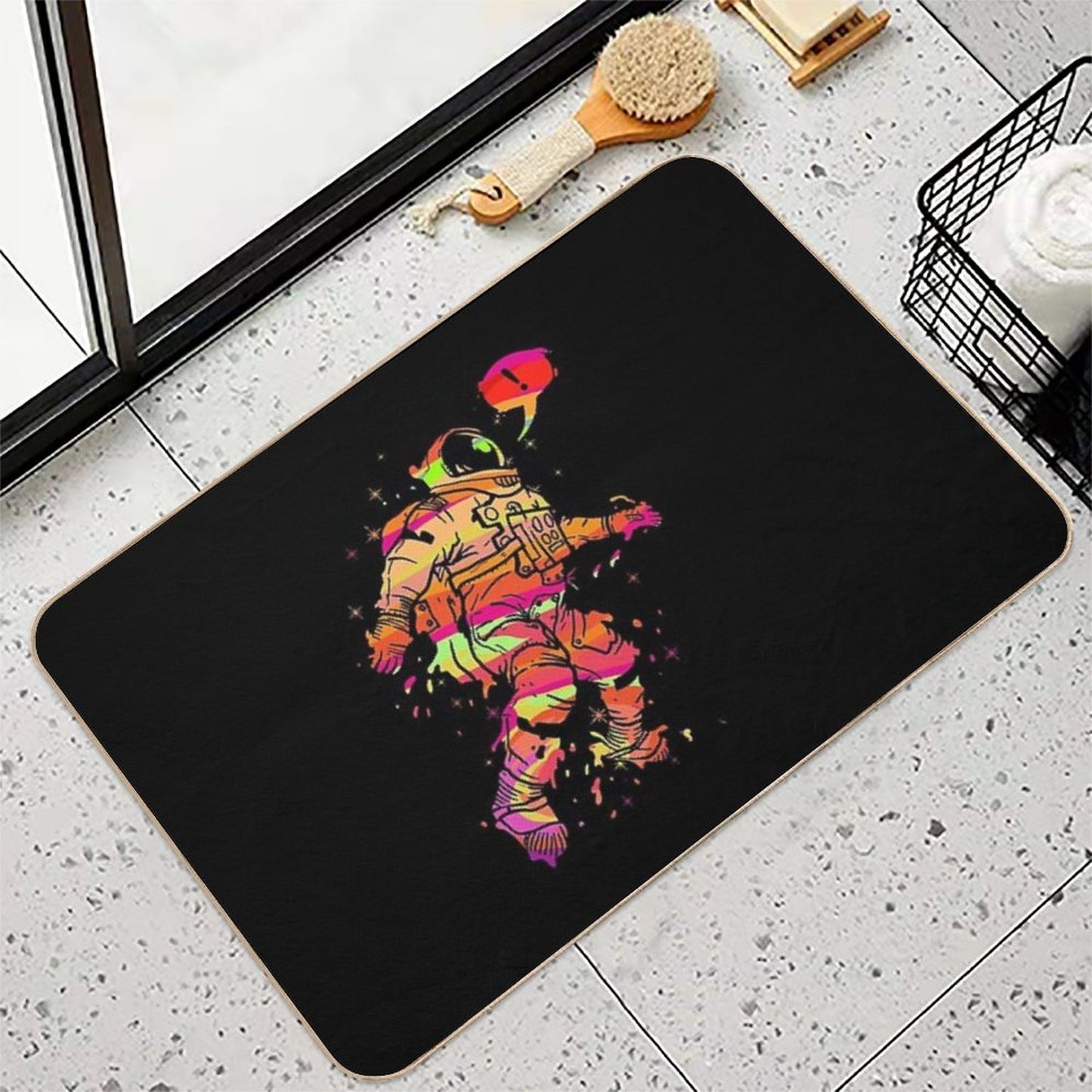 Spaced Out  Non-Slip Bath Mat