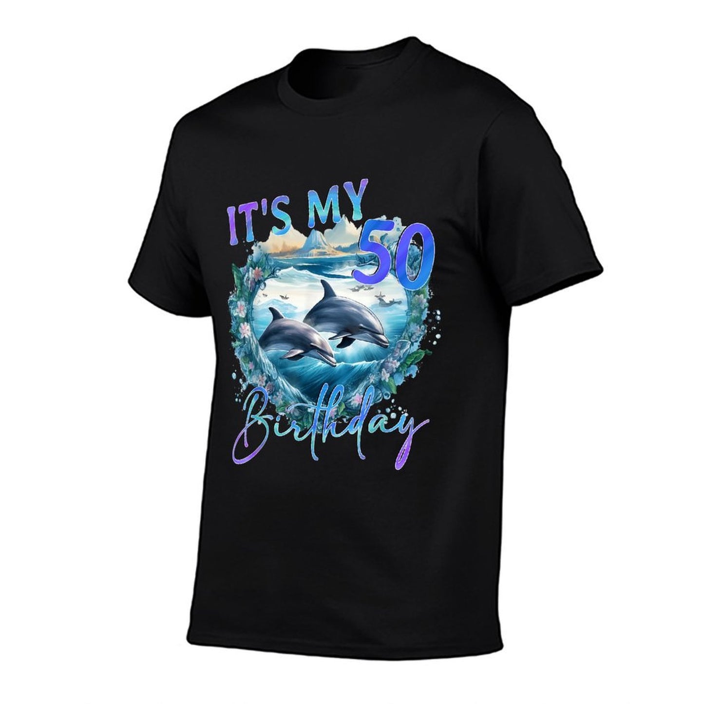 50th Birthday, 50 Years Dolphin Lover Design Classic T-Shirt