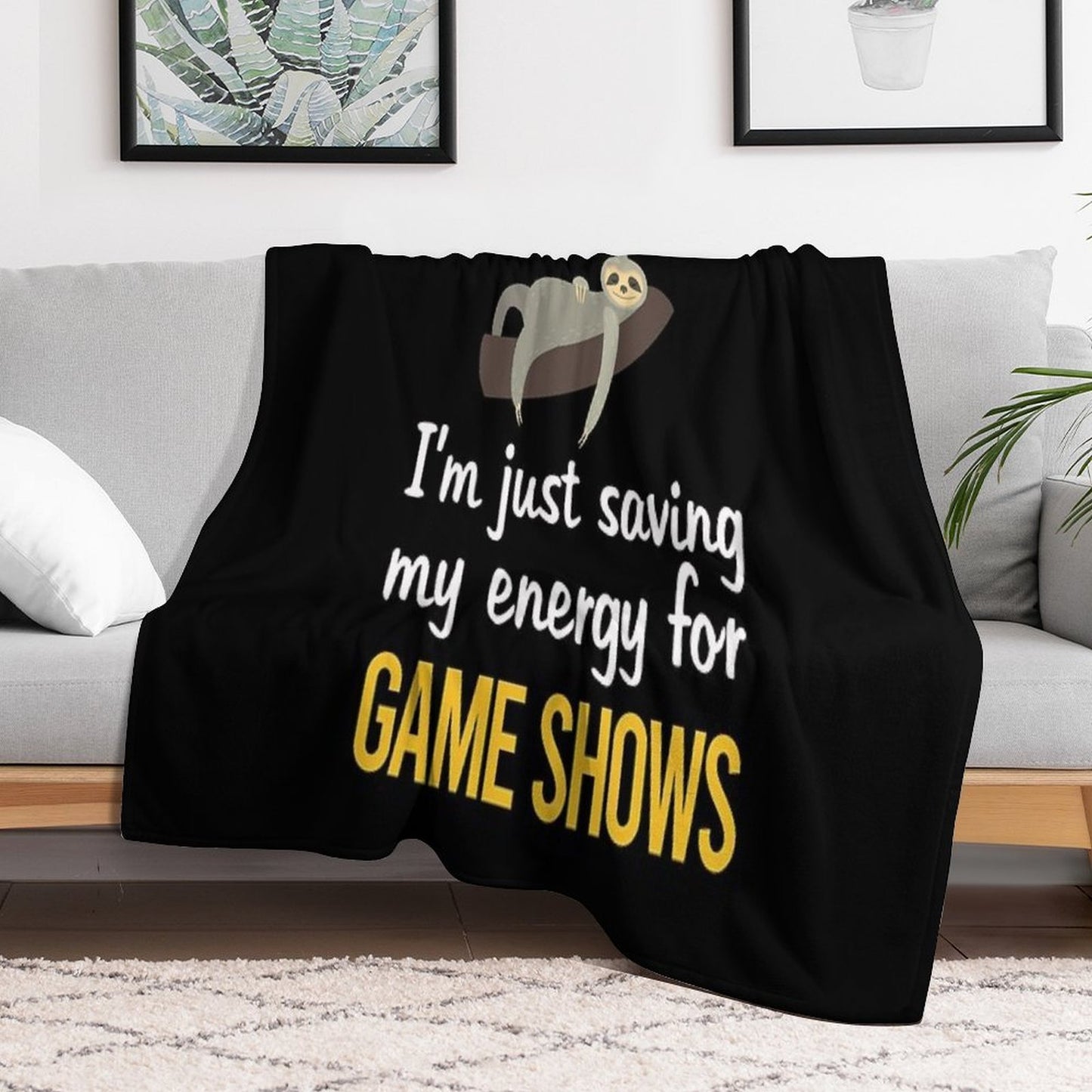 Saving Energy Game Shows TV Show Comfort Throw Blanket