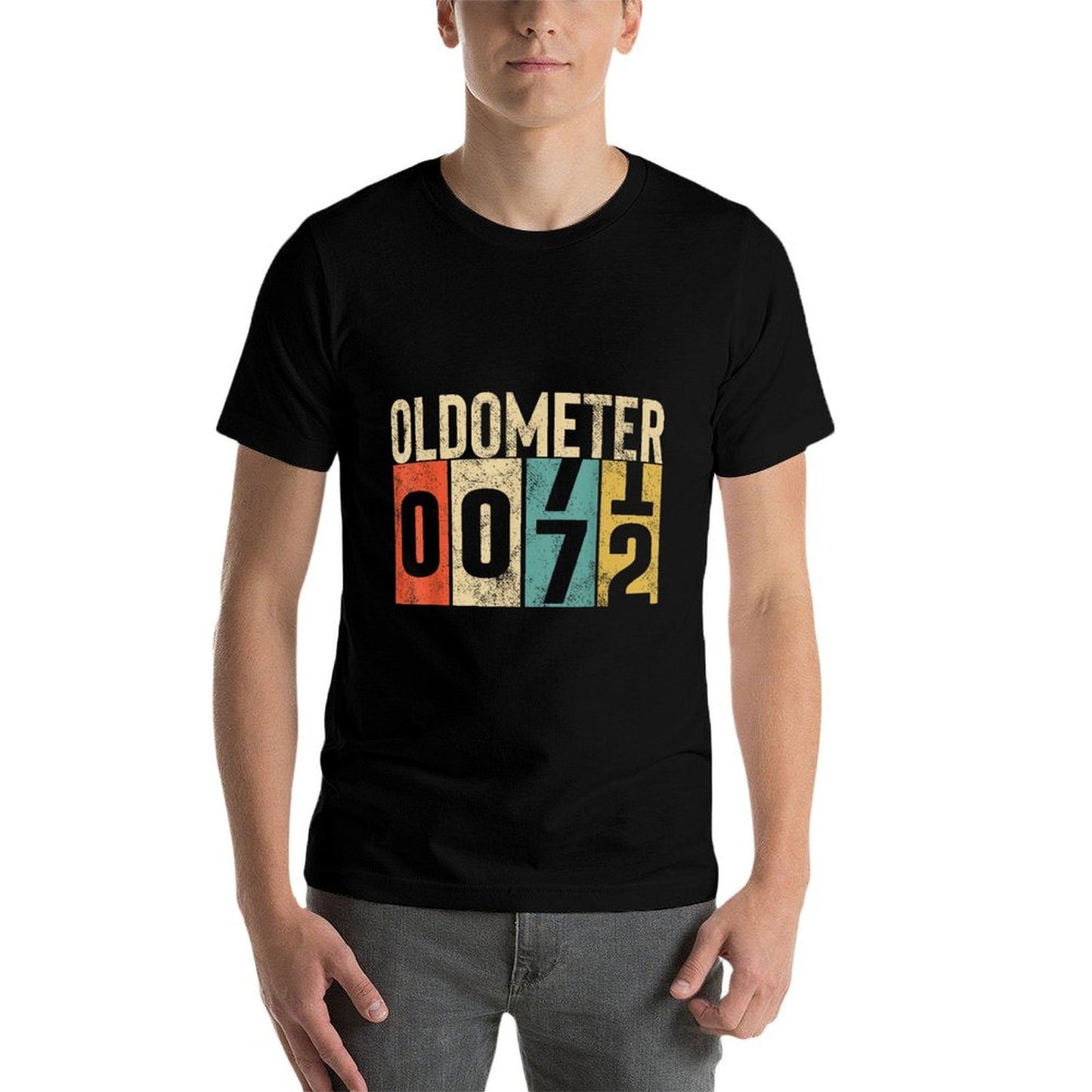 Funny 72 Years Old Oldometer Vintage 72nd Birthday Odometer Quick-drying T-Shirt