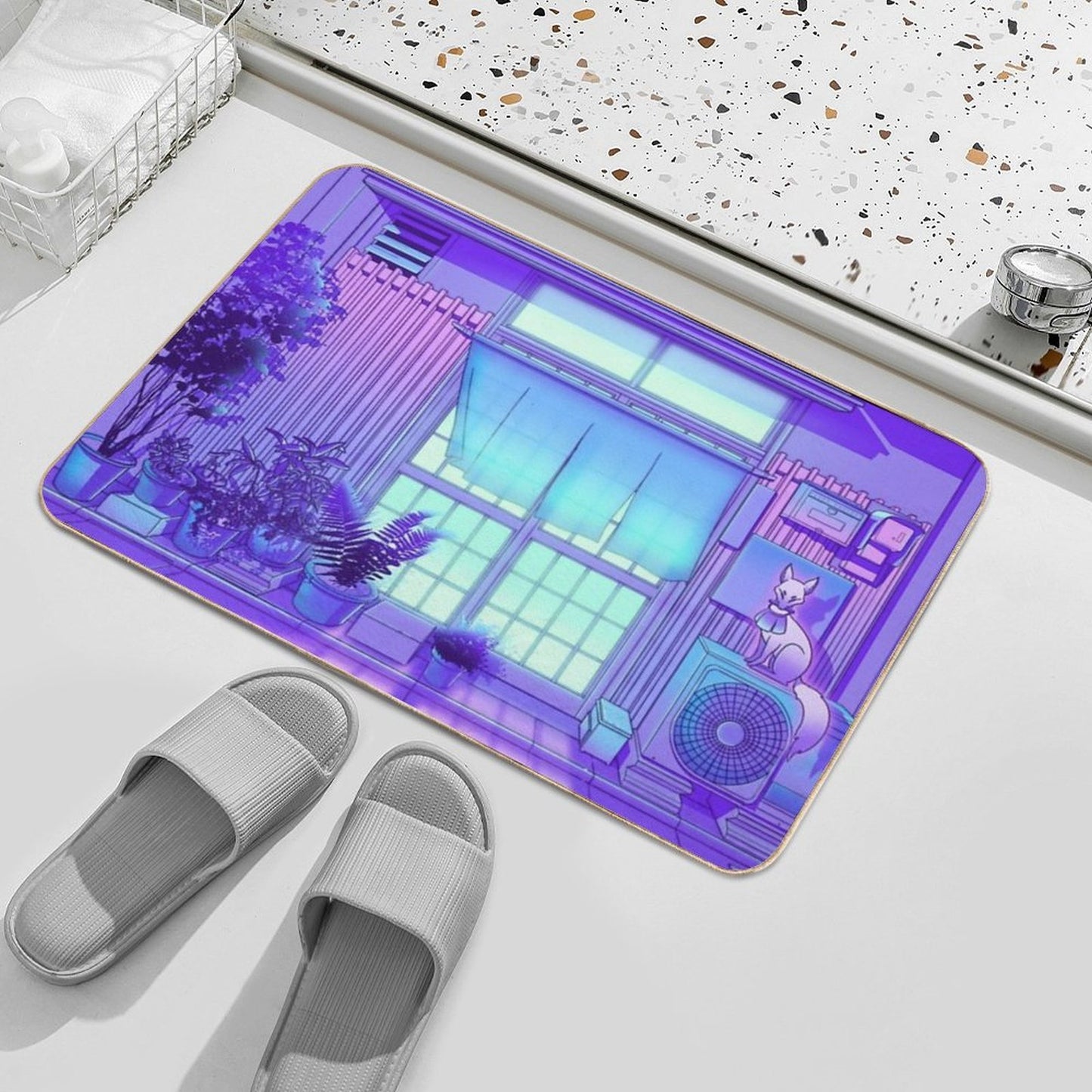 Inari Night Dirt-Trapping Bath Mat