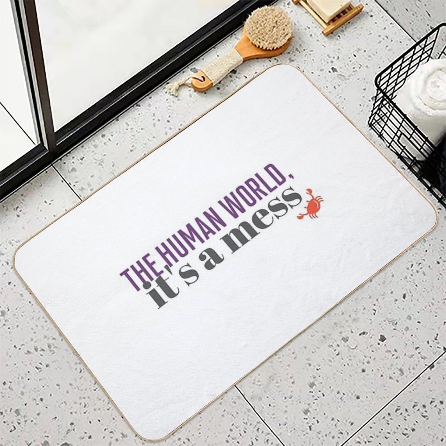 The Human World Easy Maintenance Bath Mat