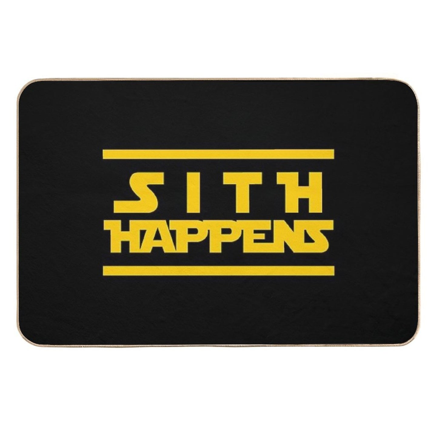 The SITH HAPPENS Design Easy Maintenance Bath Mat