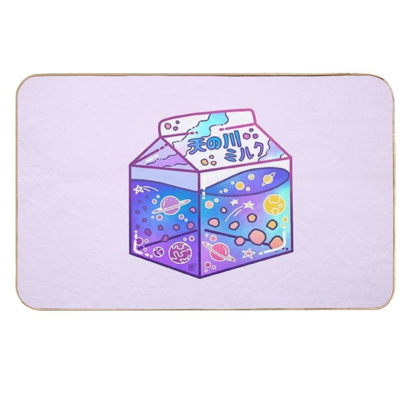 Milky Way Milk Carton Eco-Friendly Bath Mat