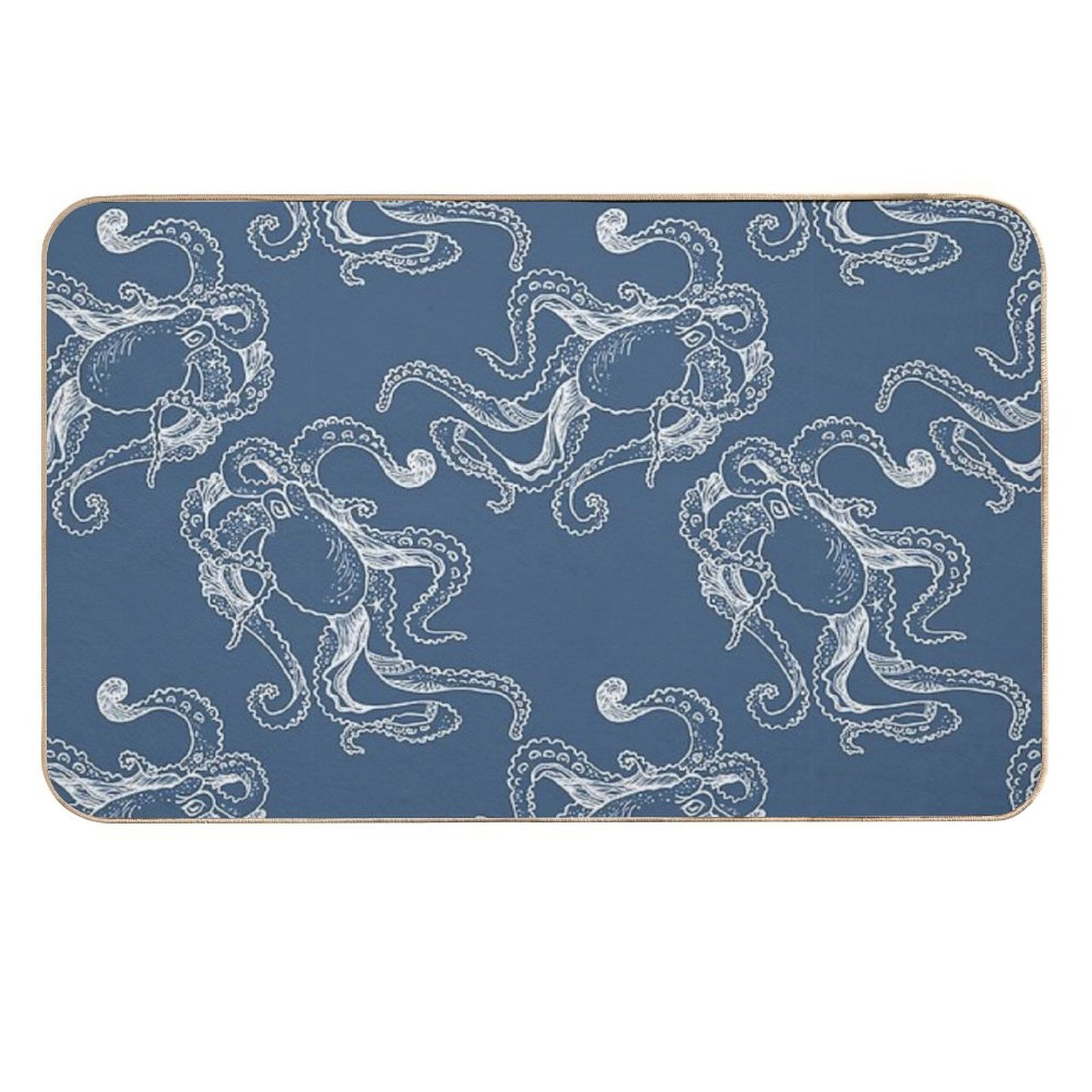 Octopus Dance Rapid-Drying Bath Mat