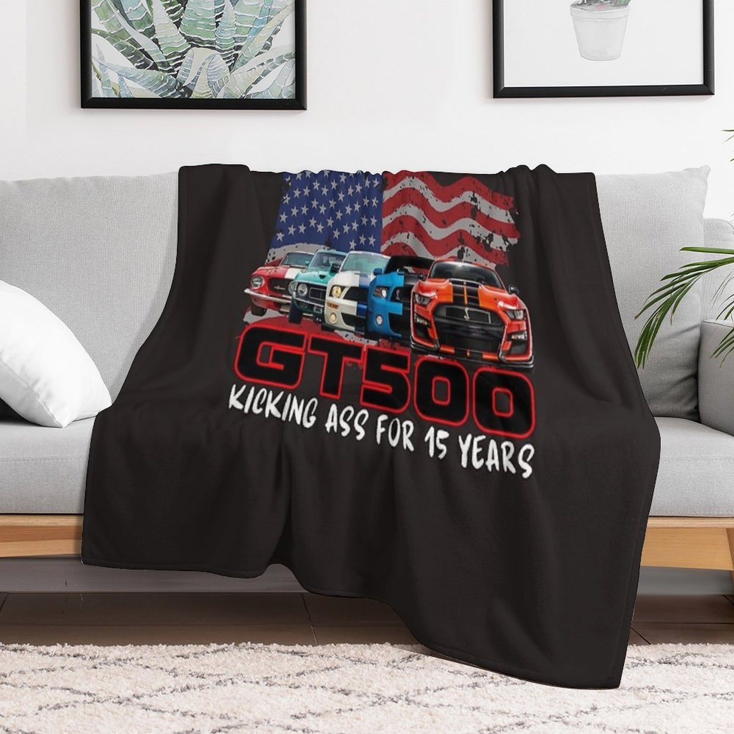 GT500 15 Years Premium Throw Blanket