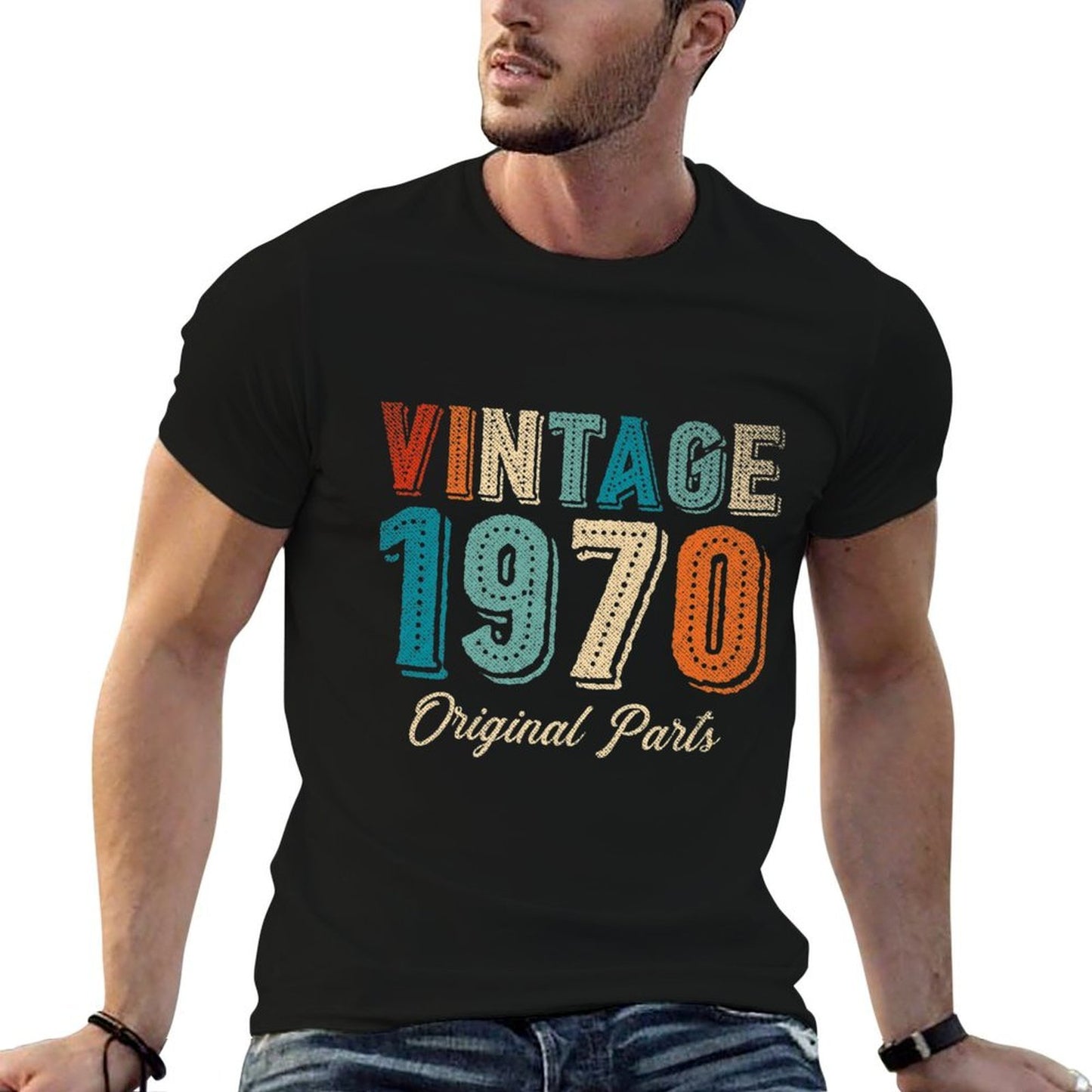 50th Birthday Tshirts For Men Women - Original Vintage 1970 Premium Versatile T-Shirt